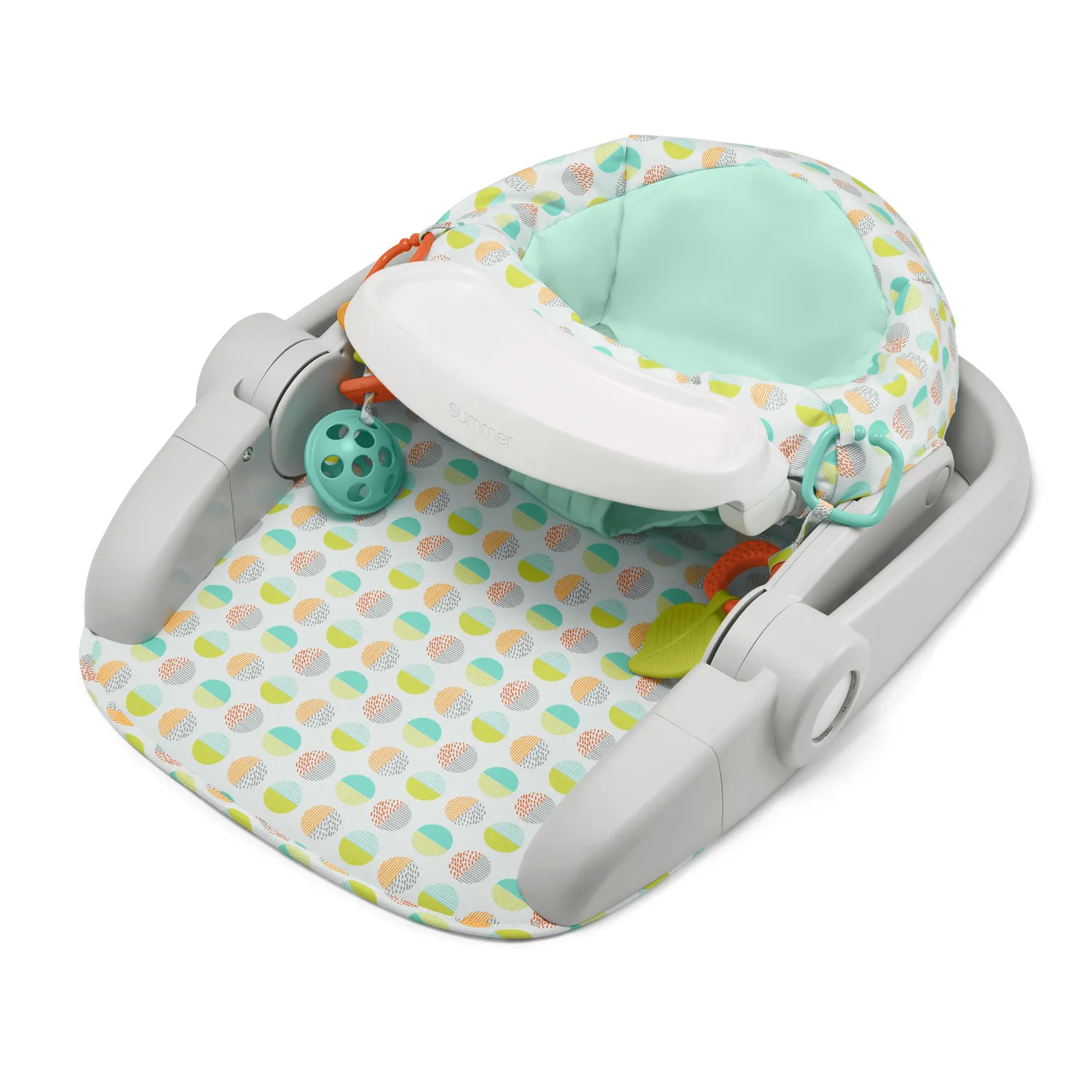Summer Learn-to-Sit Stages Babysitz Neutral mit Tablett klappbar