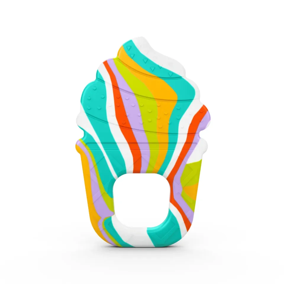 Bright Starts Soft Serve Beissring Silikon Eistüte 3M+
