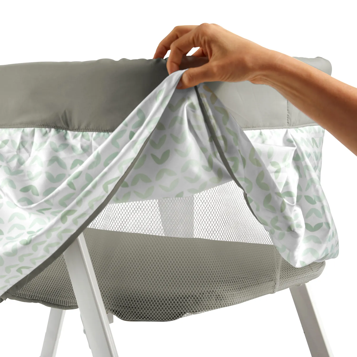 Ity by Ingenuity Snuggity Snug Beistellbett Nimbu Rollen