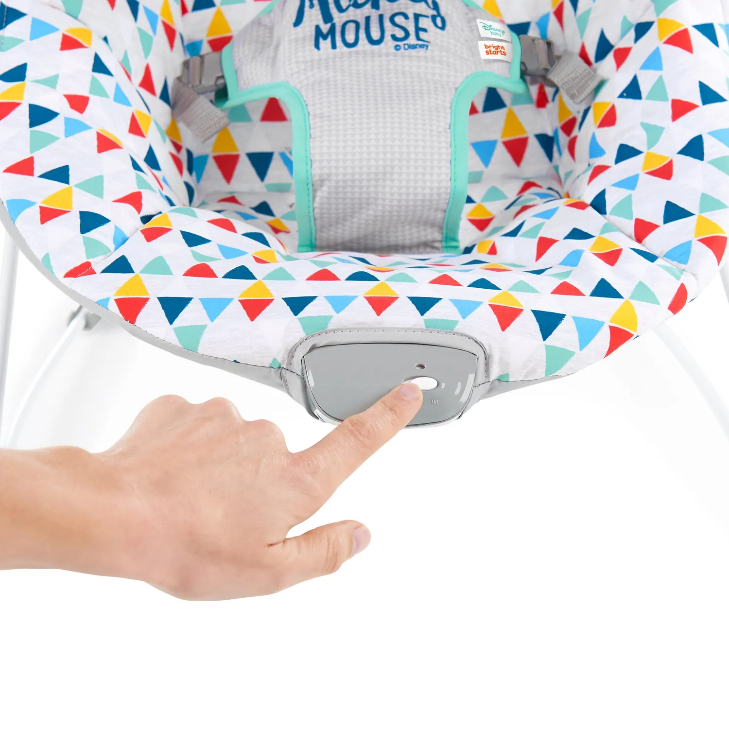 Bright Starts Disney Mickey Wippe Happy Triangles beruhigend