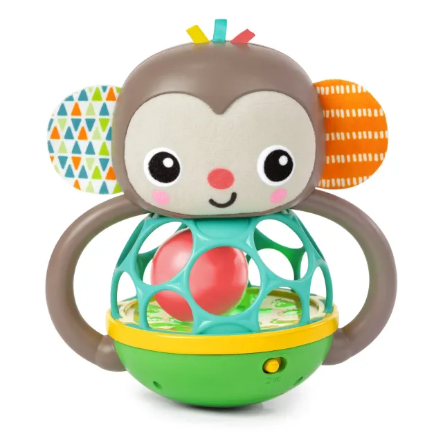 Bright Starts Grab & Giggle Monkey Babyspielzeug mit Licht