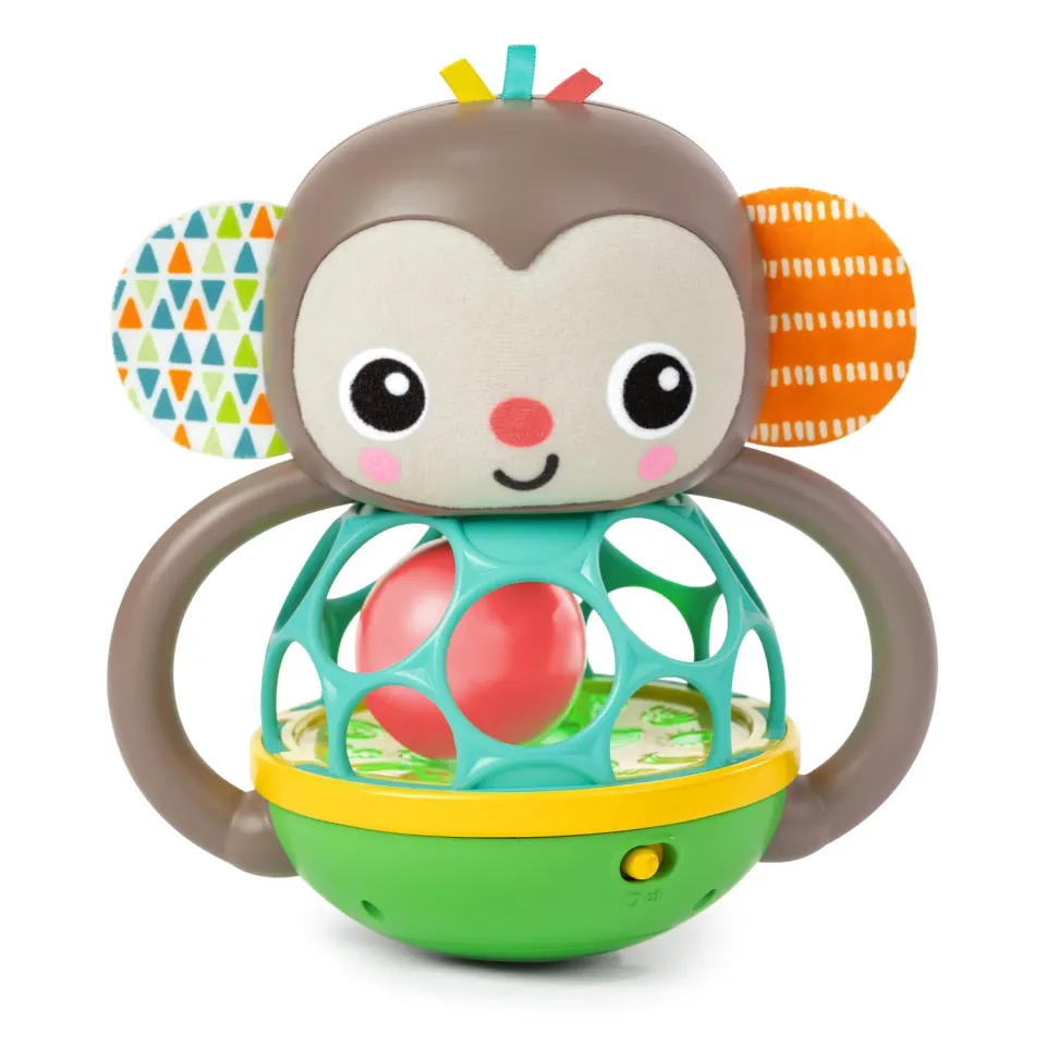 Bright Starts Grab & Giggle Monkey Babyspielzeug mit Licht