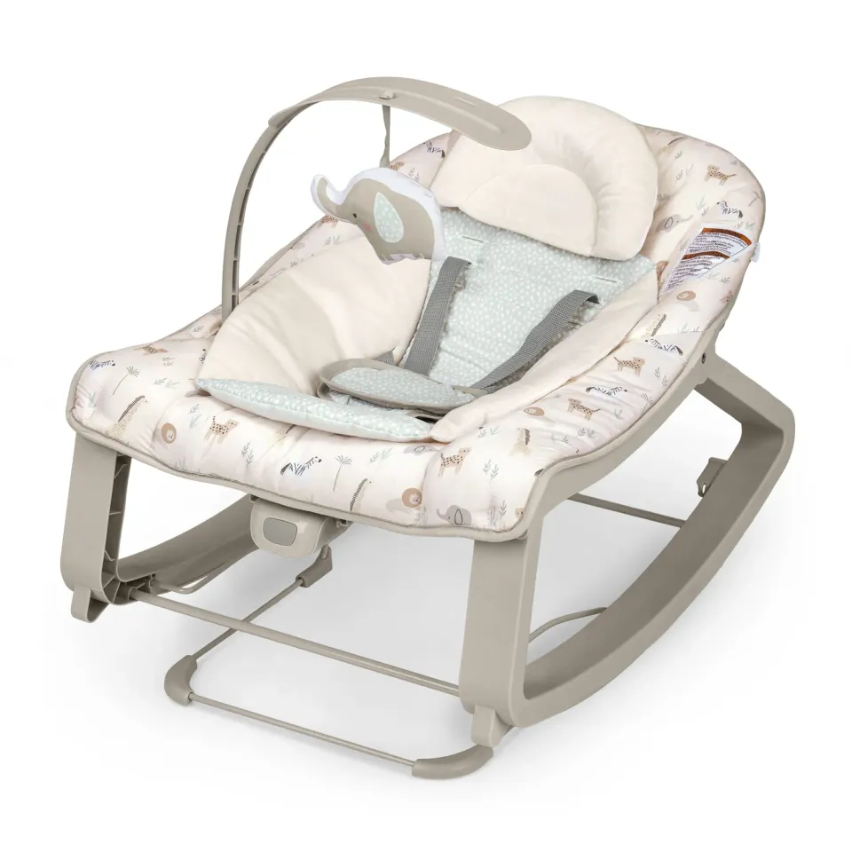 Ingenuity Keep Cozy Babywippe 3-in-1 Grün Vibration