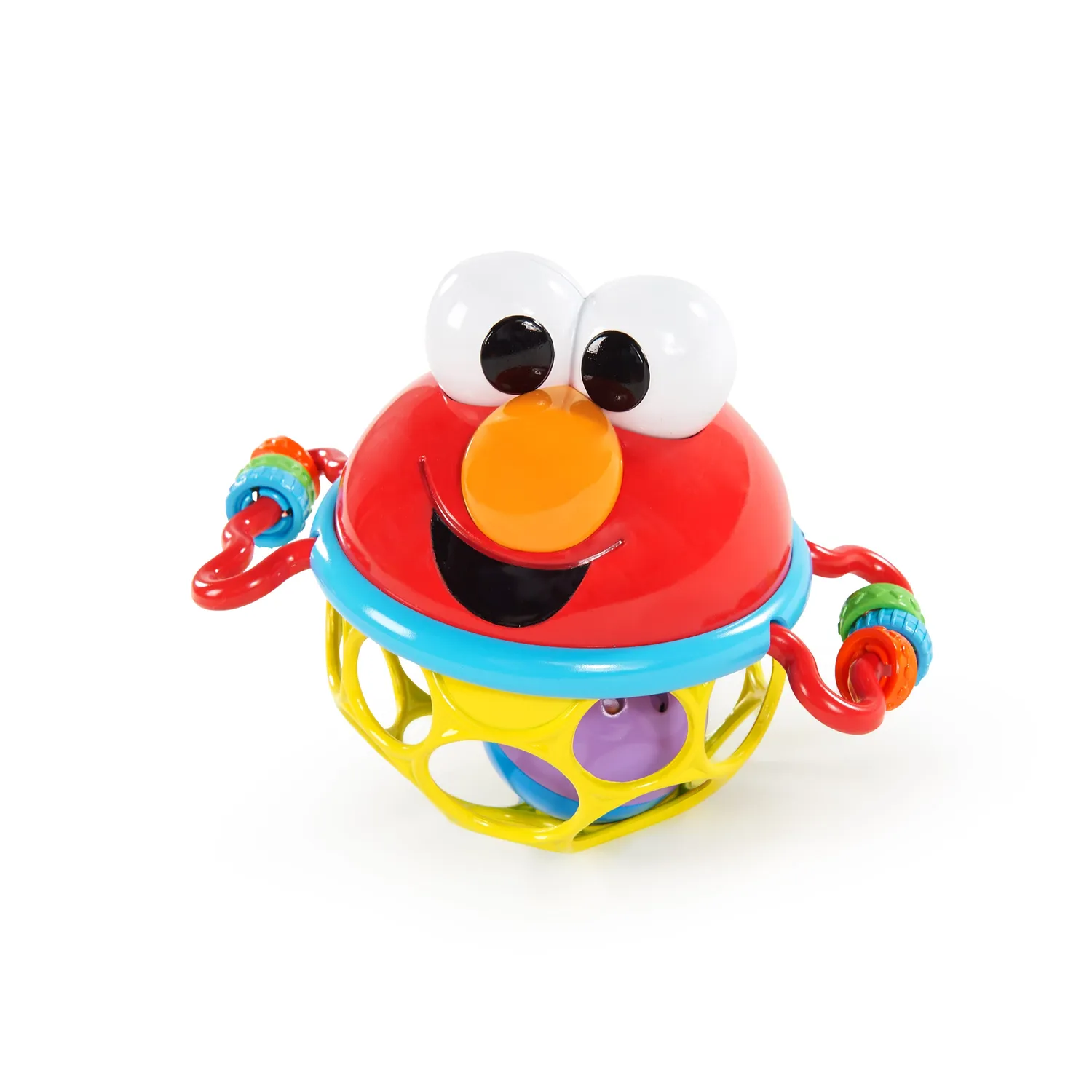 Bright Starts Sesame Street Jingle & Shake Elmo Rasselball Griff-Löcher