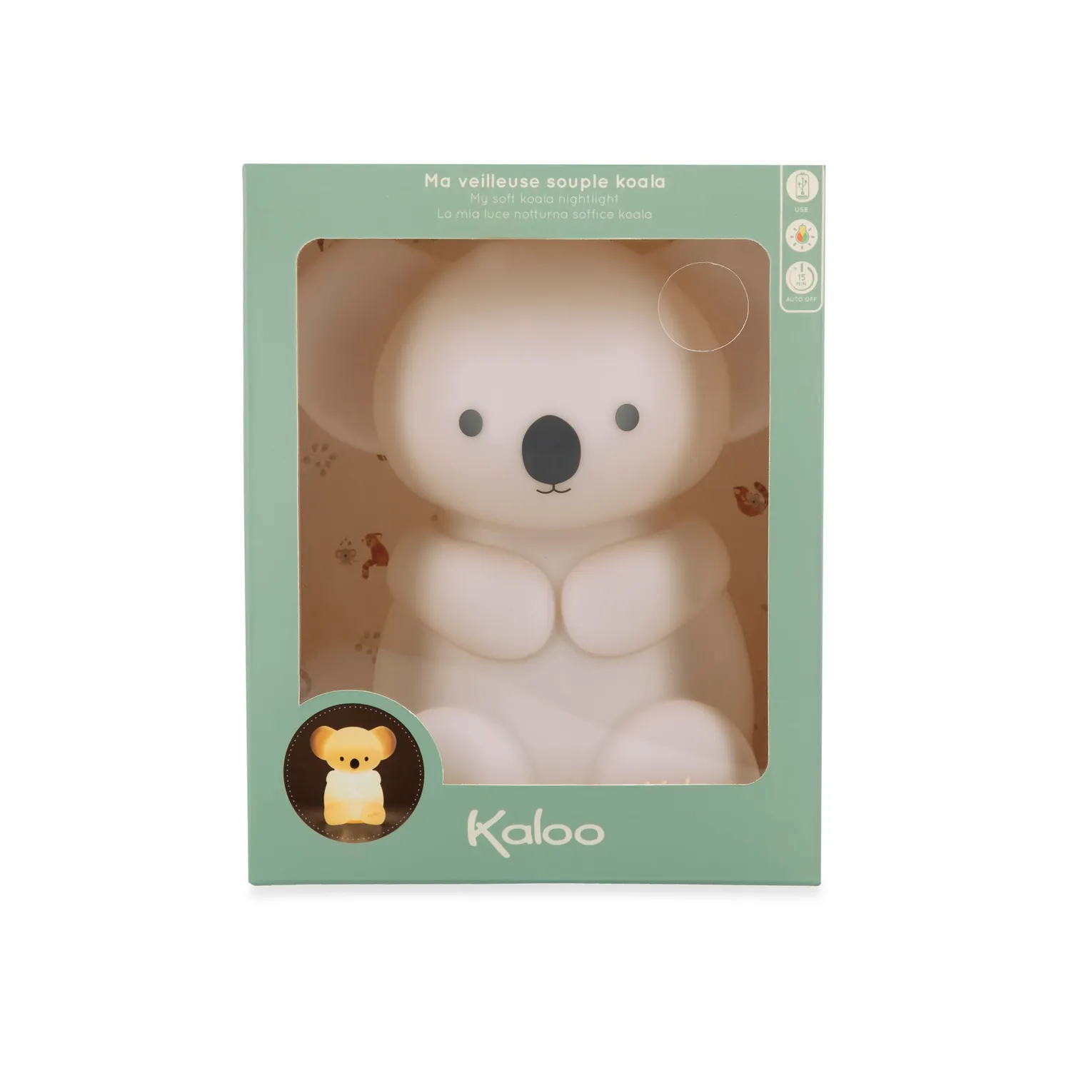 Kaloo Petit Songe Koala Nachtlicht USB mit Farbwechsel 18 cm