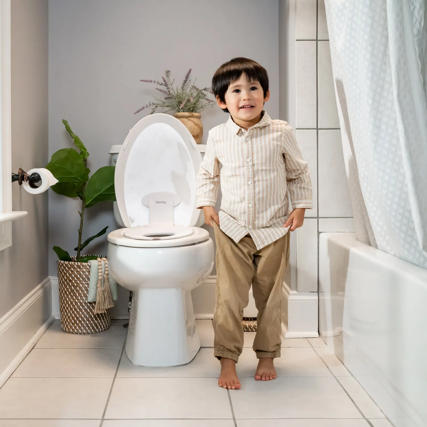 Ingenuity Flip & Sit Toilettensitz 2er-Set für Kinder klappbar