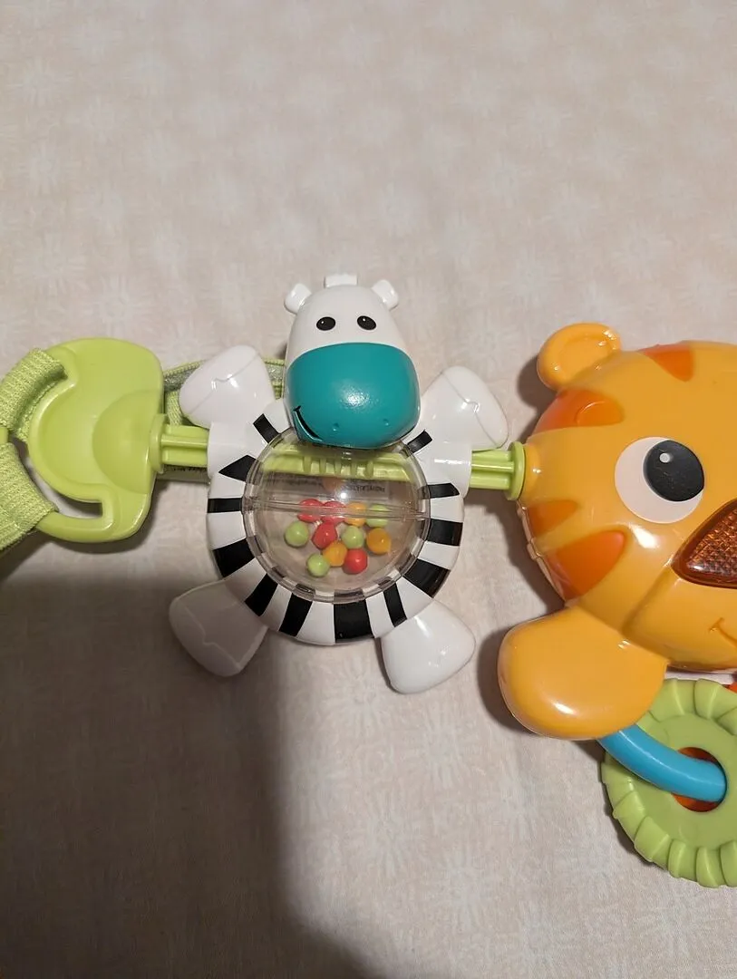 Bright Starts Take Along Spielbügel Musik mit Tigerlicht
