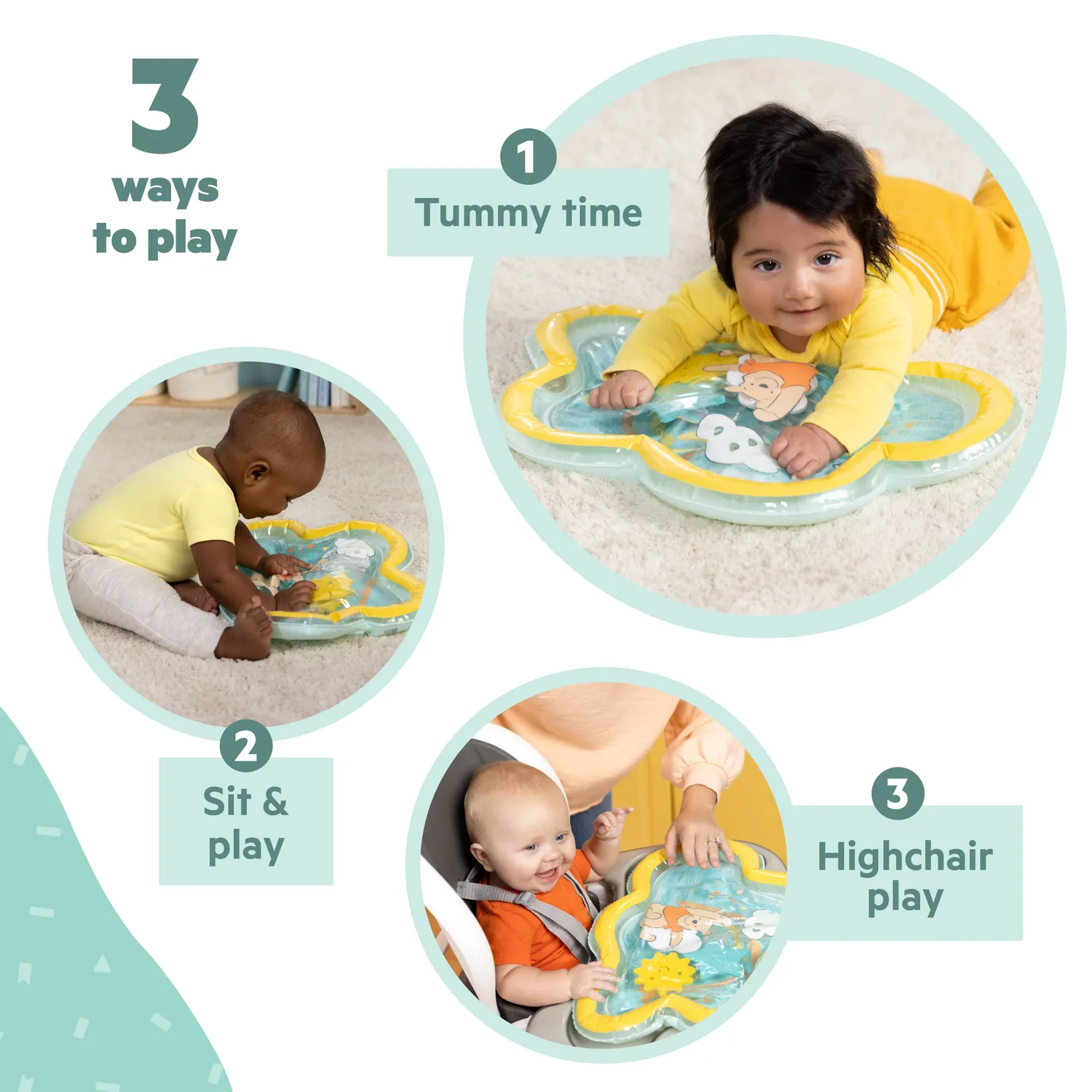 Bright Starts Winnie Pooh Tummy Time Wassermatte