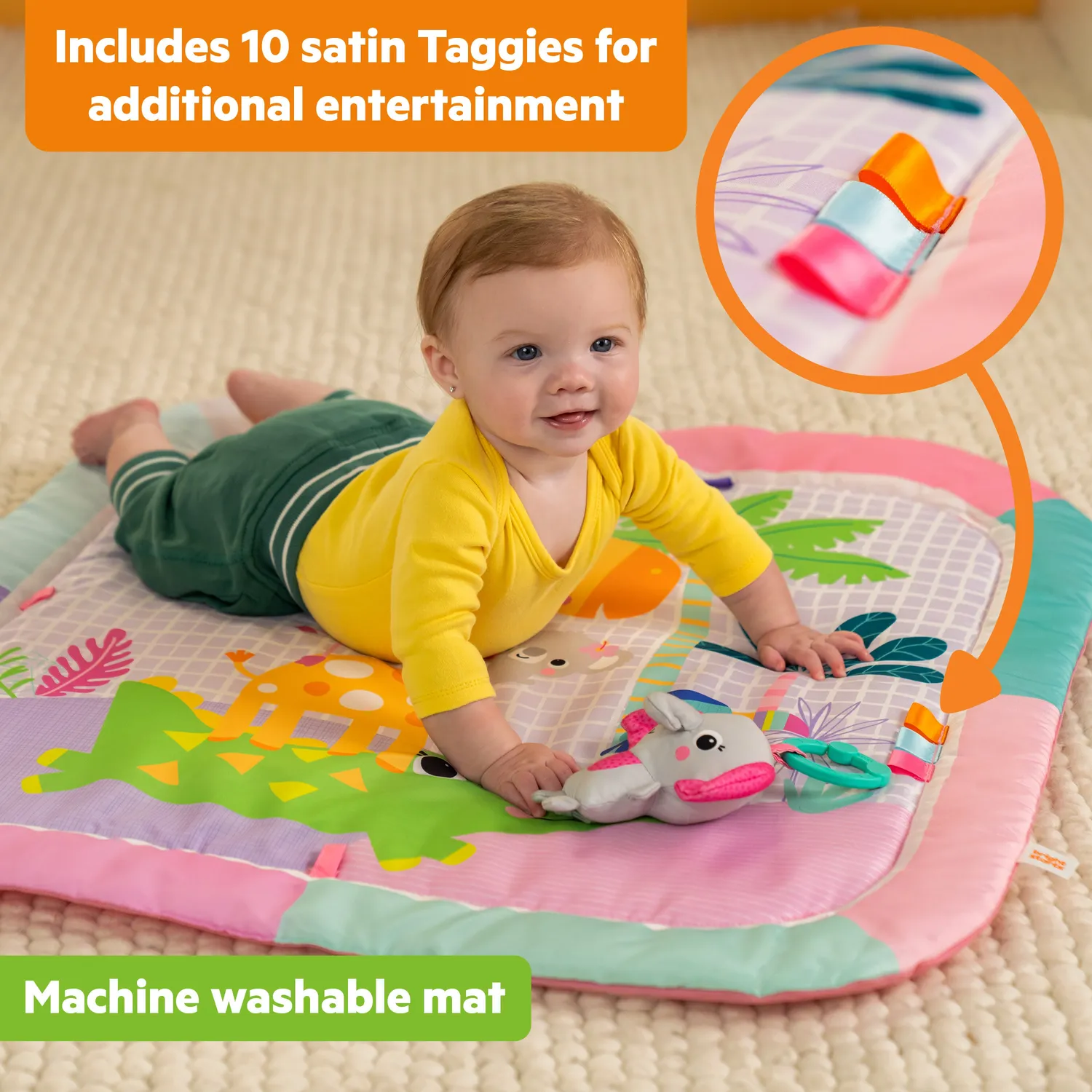 Bright Starts Wild Wiggles Sweet Safari Spieldecke