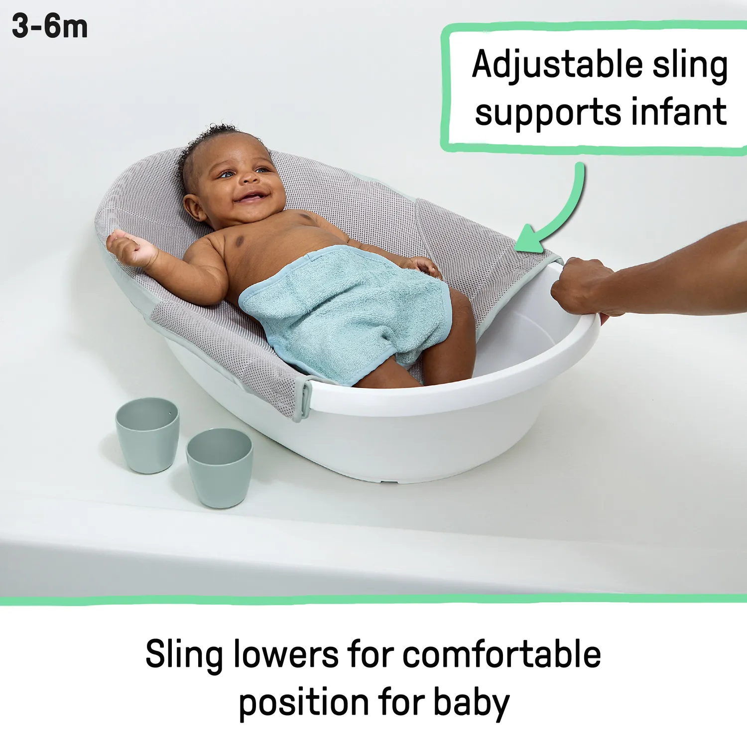 Ingenuity Room to Soak 4-in-1 Babybadewanne mit Liege