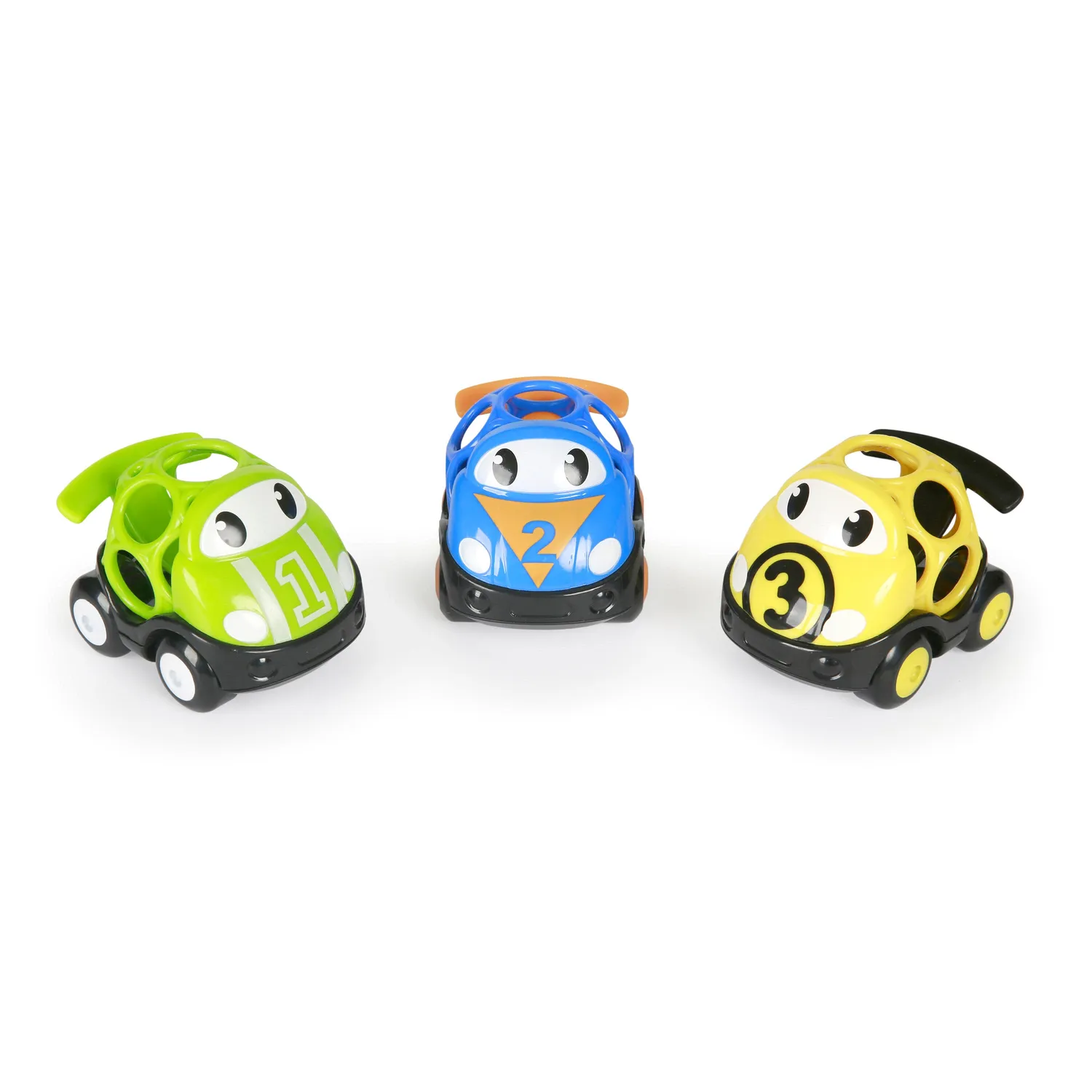Bright Starts Go Grippers Rennwagen Spielautos 3er-Set greifbar
