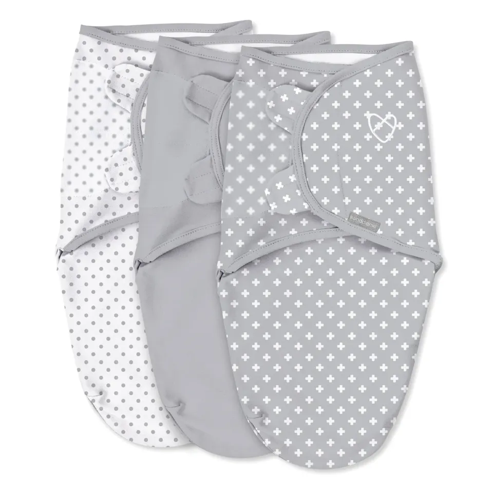 SwaddleMe Original Swaddle Pucktuch SM 3er-Pack Baumwolle