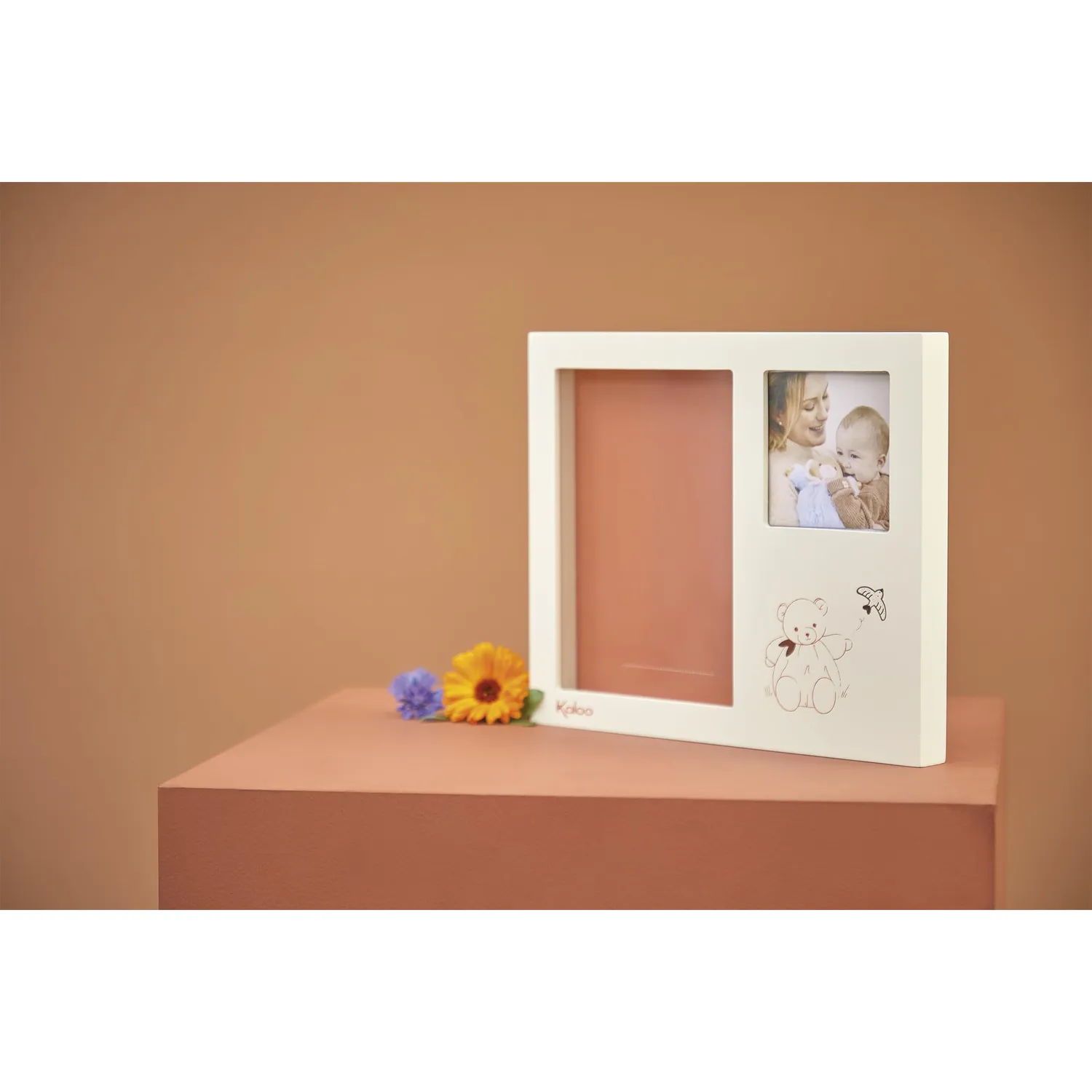 Kaloo Home K970400 Bilderrahmen Abdruck-Set Beige aus Holz