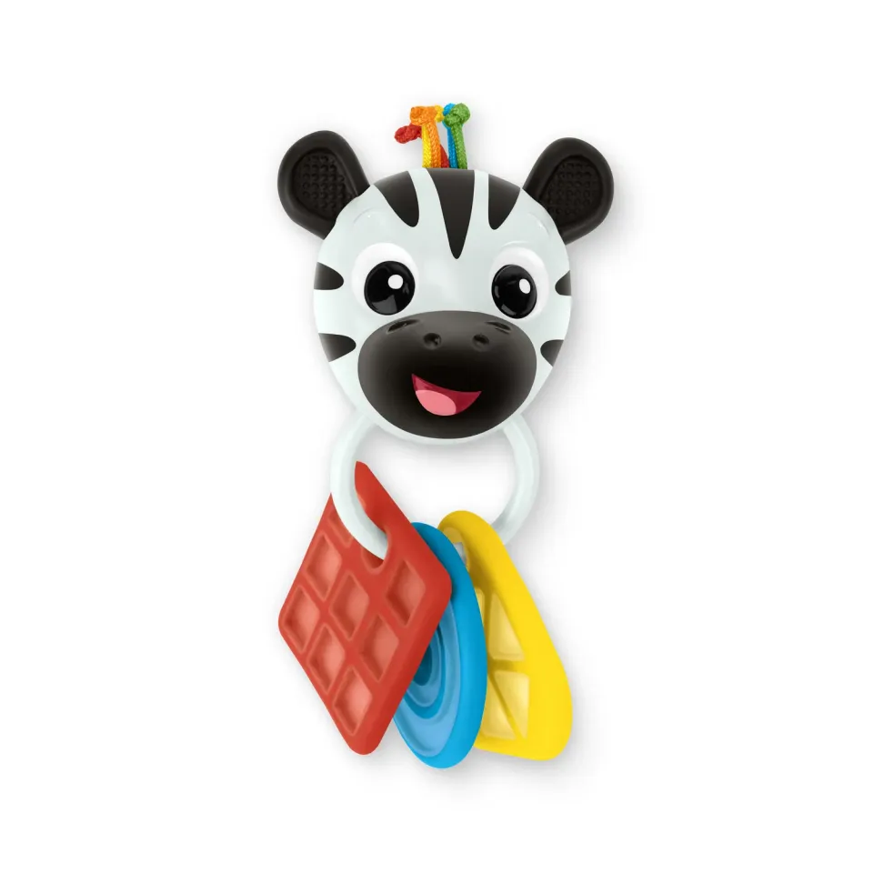 Baby Einstein Shake-a-Shape Zen Beißring Rassel Silikon