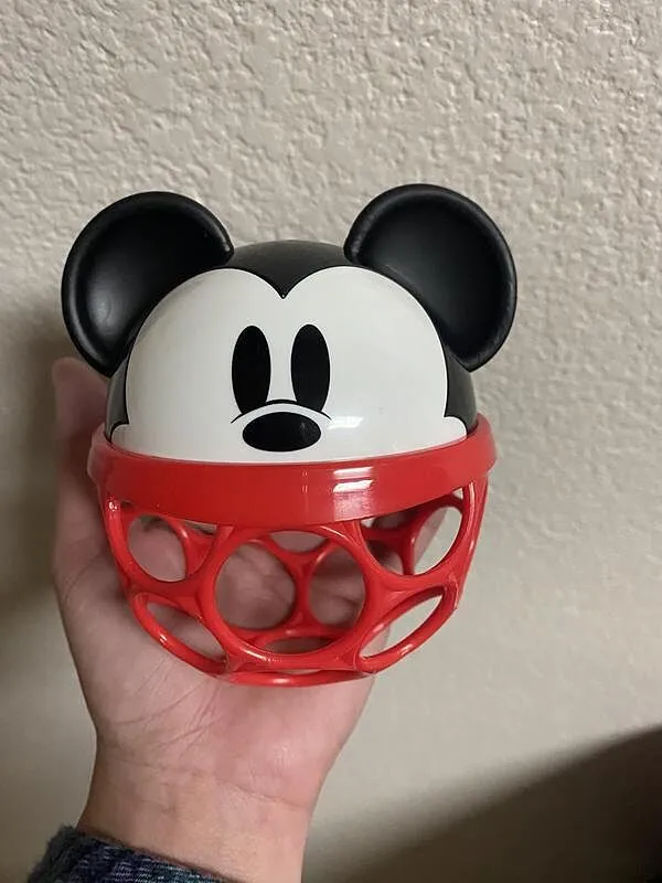 Disney Baby Mickey Oball Rassel Greifspielzeug Rot