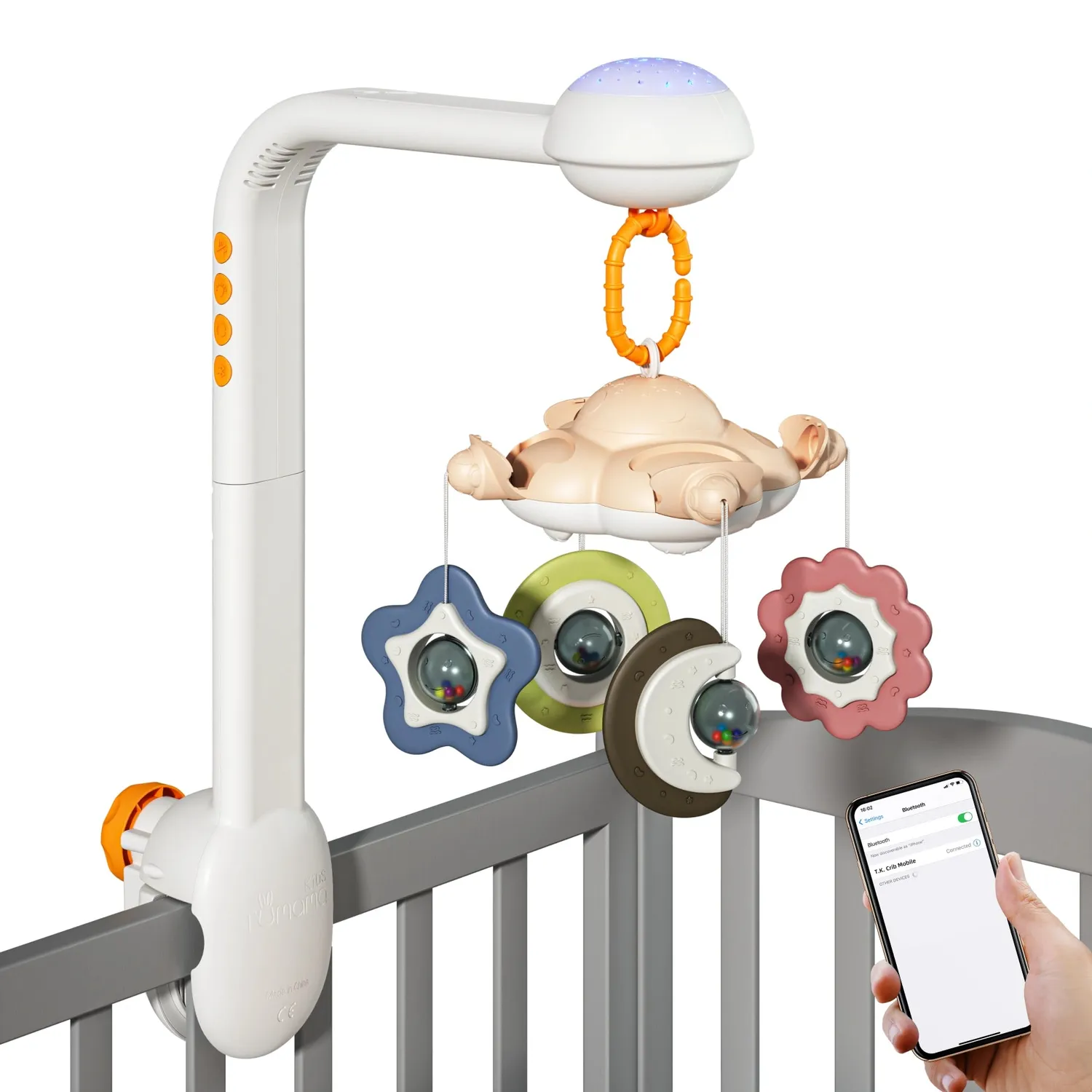 TUMAMA TM187 Mobile Baby mit Licht Musik Tieren