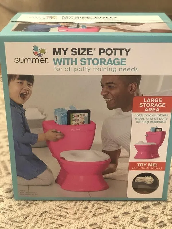 Ingenuity My Size Potty Pro Töpfchen Pink verstellbar