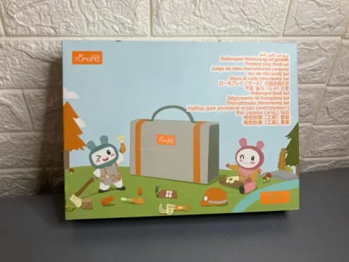 TUMAMA Bauarbeiter Kostüm Rollenspiel-Set Kinder Werkzeug