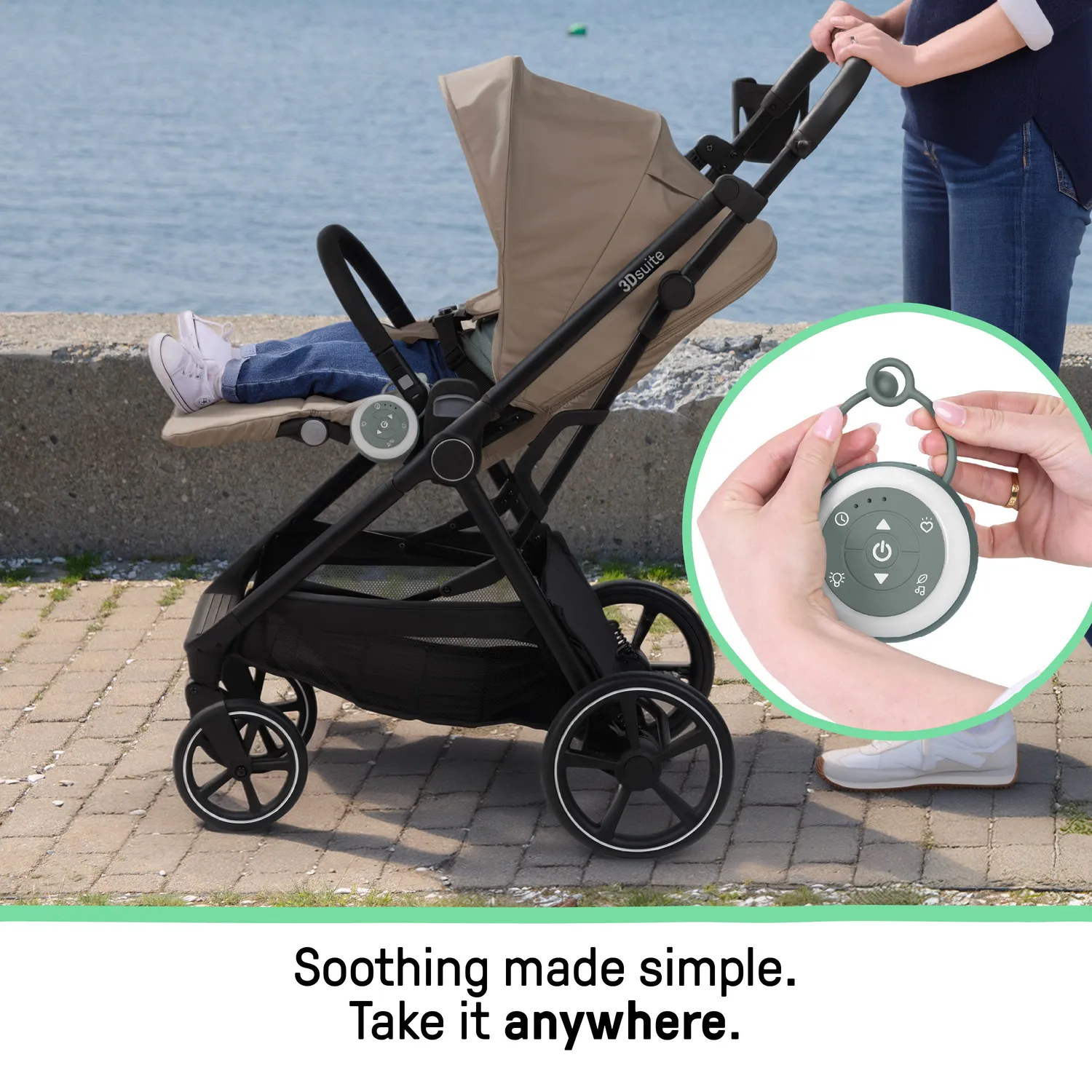 Ingenuity Serenity Glow Soundmaschine Baby mit Licht USB-C