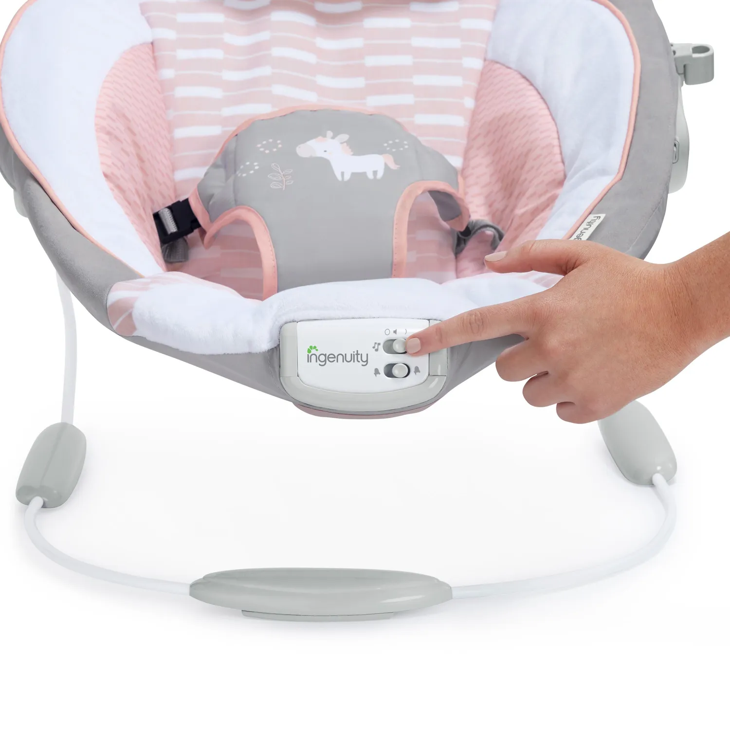 Ingenuity Flora Einhorn Babywippe mit Vibration+Musik