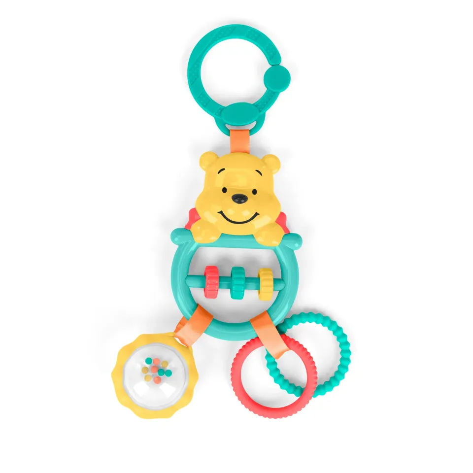 Bright Starts Winnie Pooh Busy Bear Greifspielzeug Rassel