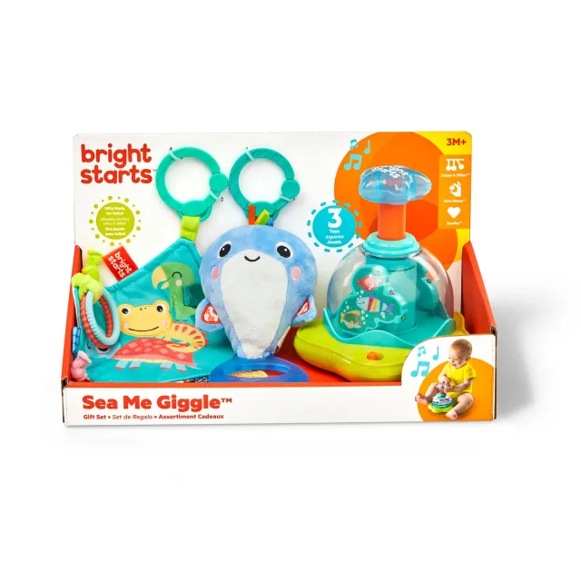 Bright Starts Sea Me Giggle Geschenkset 3-teilig
