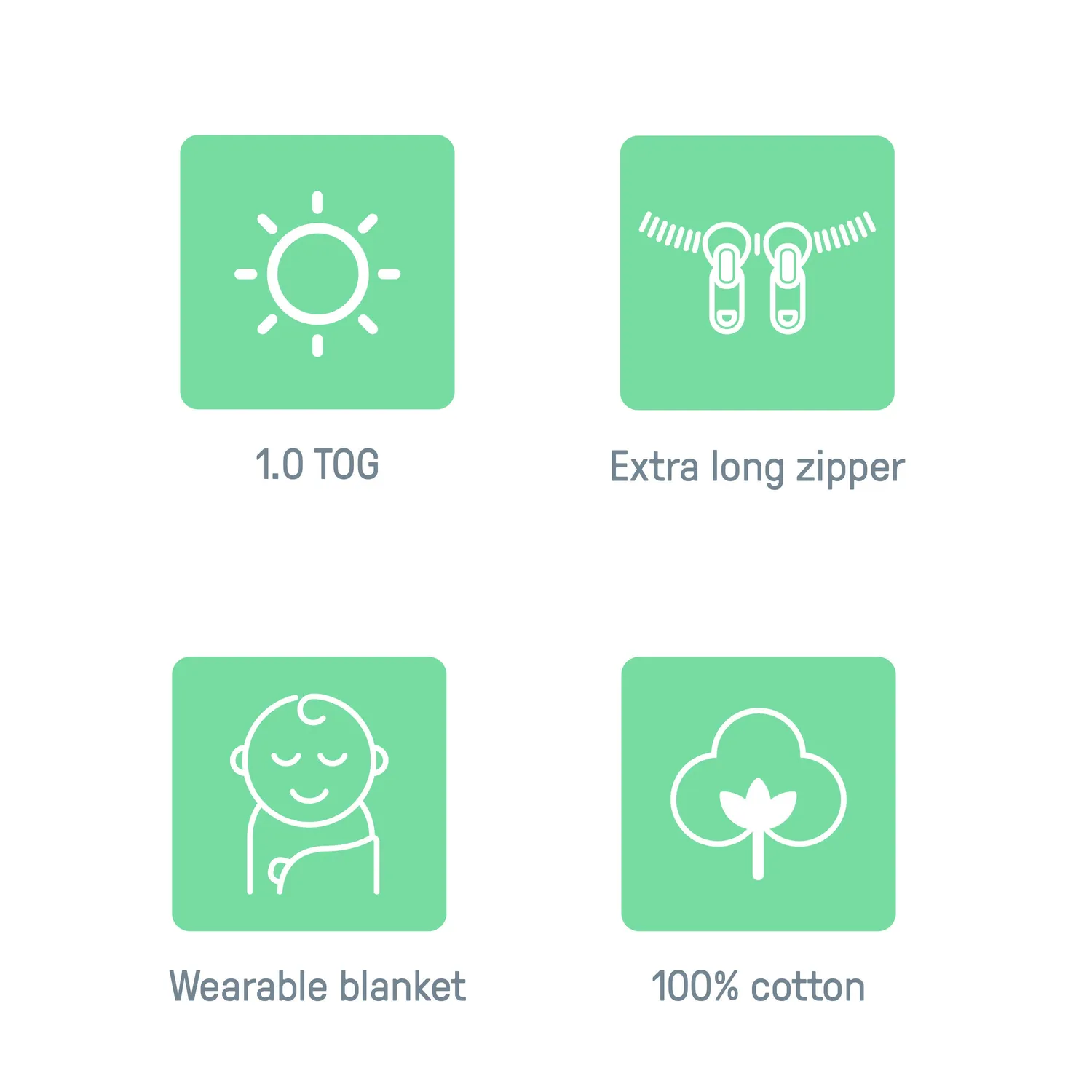 SwaddleMe Night Sack Flock Together Schlafsack 3-18 Monate