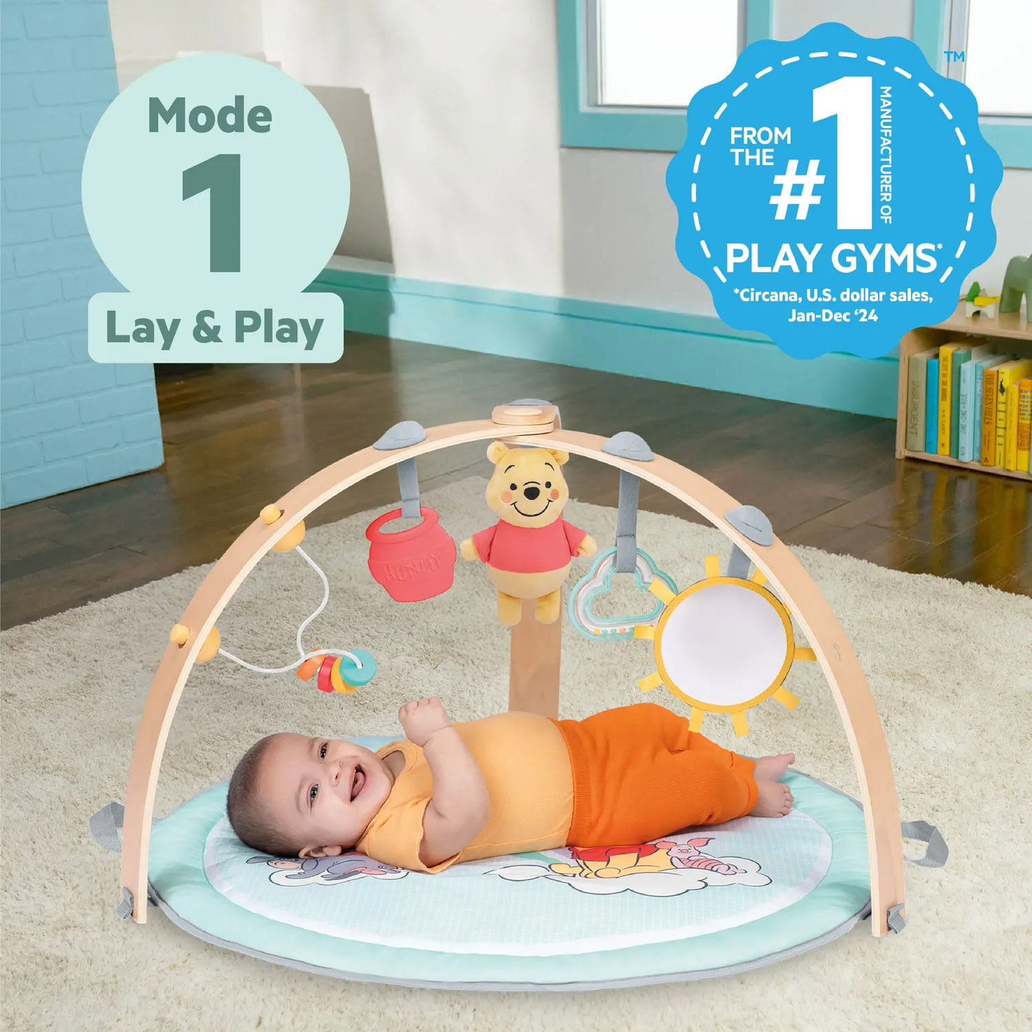 Bright Starts Disney Baby Winnie Pooh Spieldecke Hunny Hangout