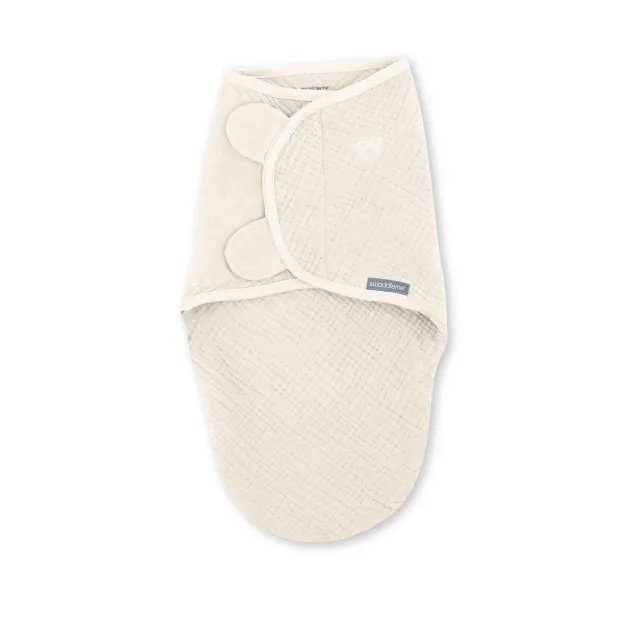 SwaddleMe Original Musselin Pucktuch Creme 0-3 Monate