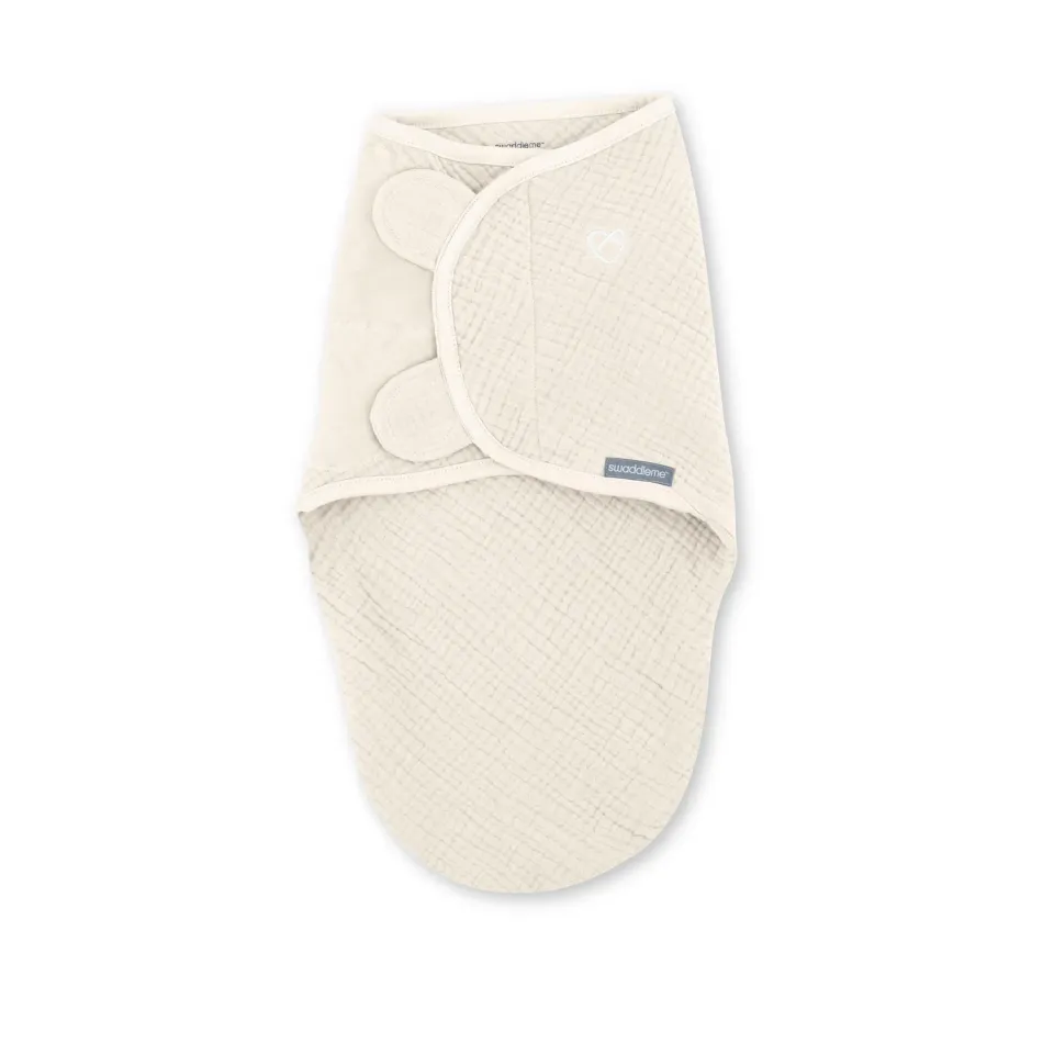 SwaddleMe Original Musselin Pucktuch Creme 0-3 Monate