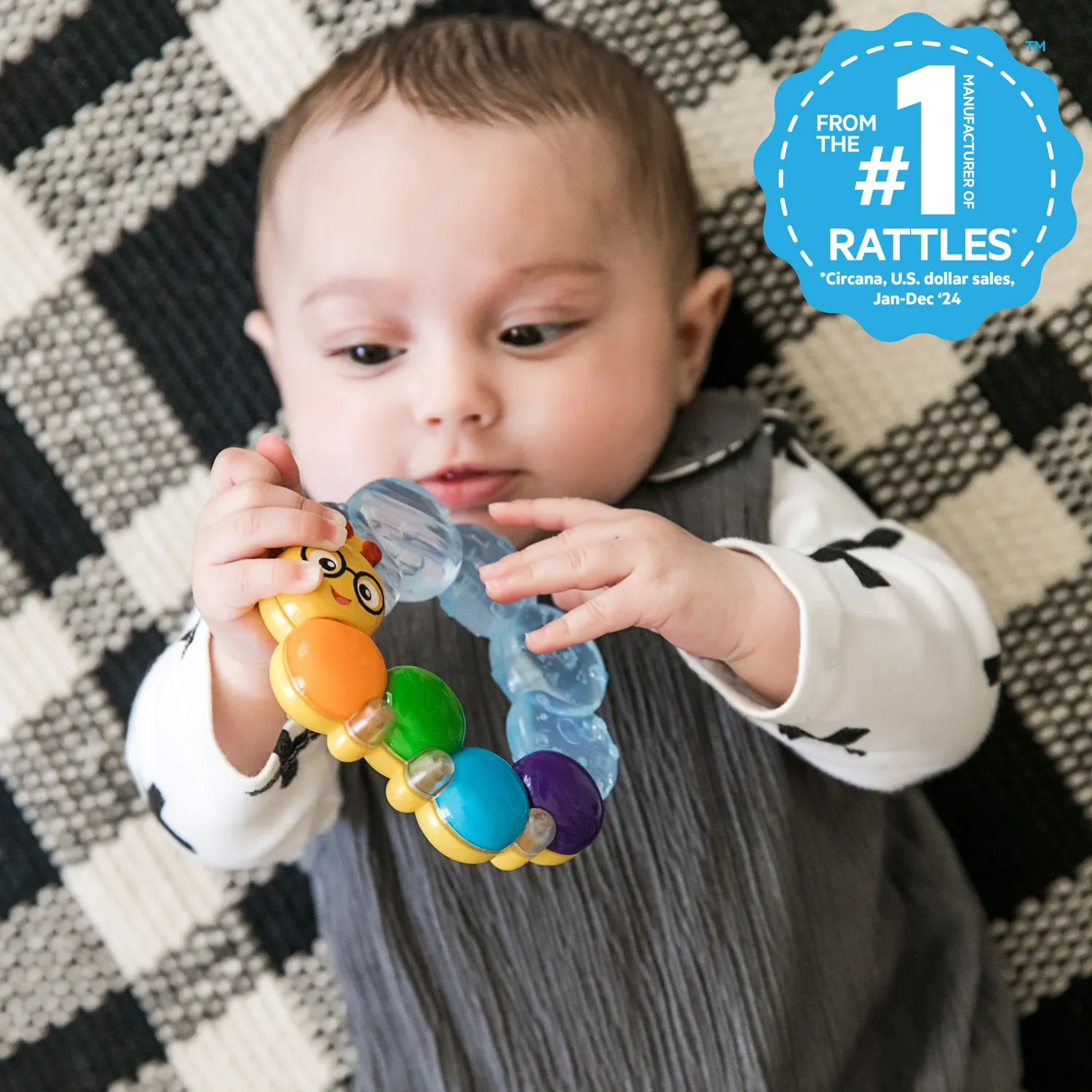 Baby Einstein Teether-pillar Beißring Raupe kühlbar