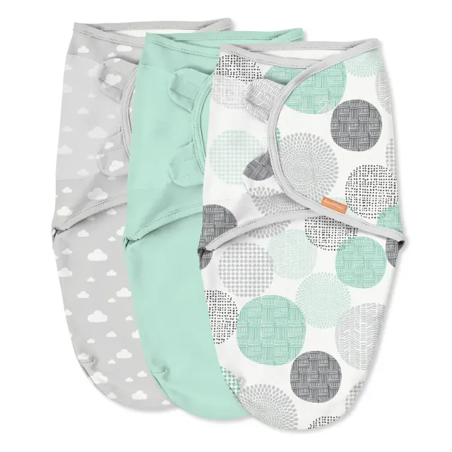 SwaddleMe Original Swaddle Pucksack 0-3 Monate 3er-Pack Baumwolle