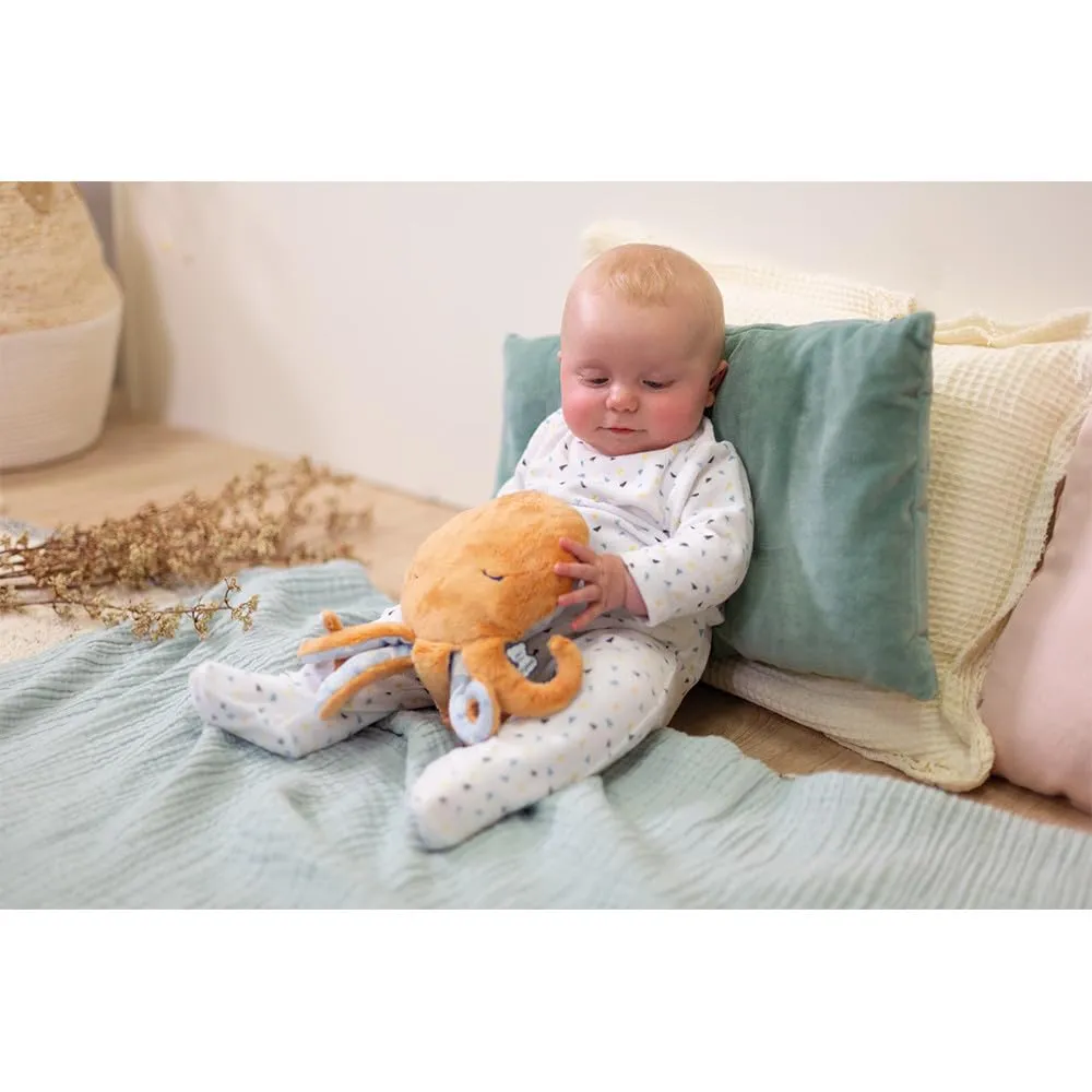 Kaloo Petit Calme Oktopus Kuscheltier-Wärmflasche orange 29 cm Lavendel