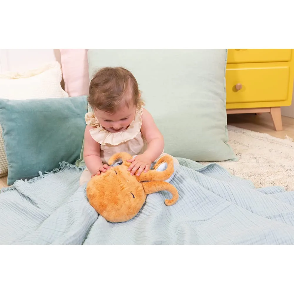 Kaloo Petit Calme Oktopus Kuscheltier-Wärmflasche orange 29 cm Lavendel