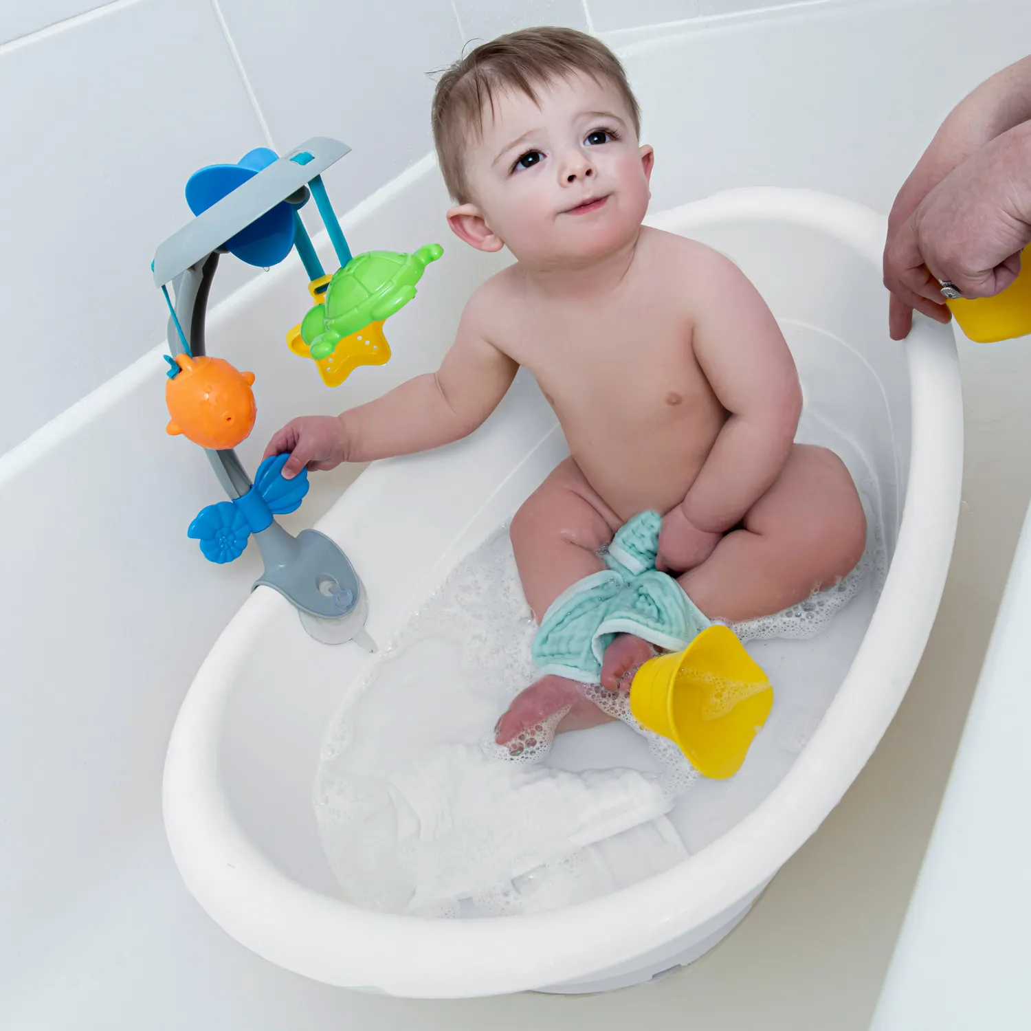 Summer Infant Gentle Support Babybadewanne mit Spielzeug