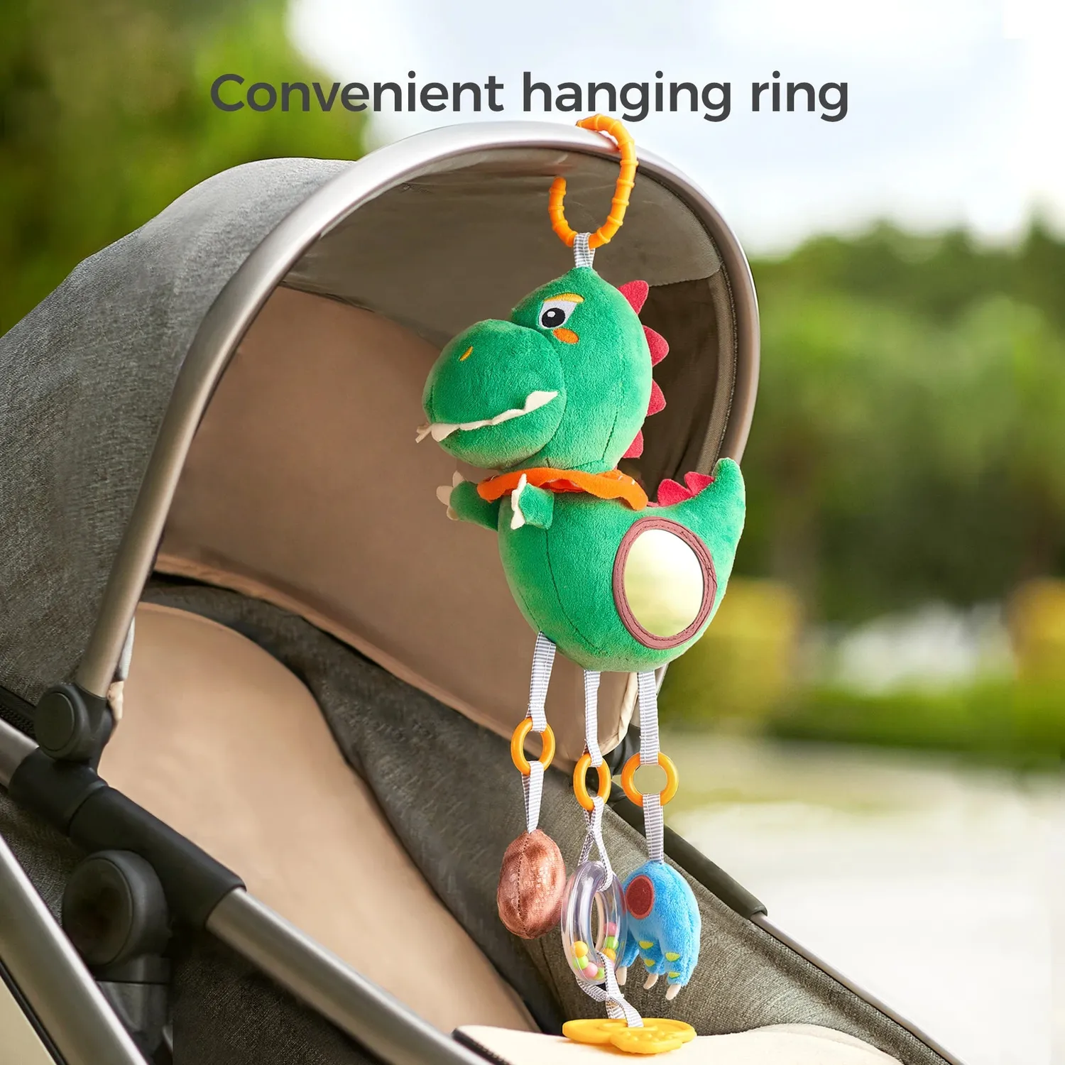 TUMAMA TM270 Hängerassel Spiegel Beissring Dino
