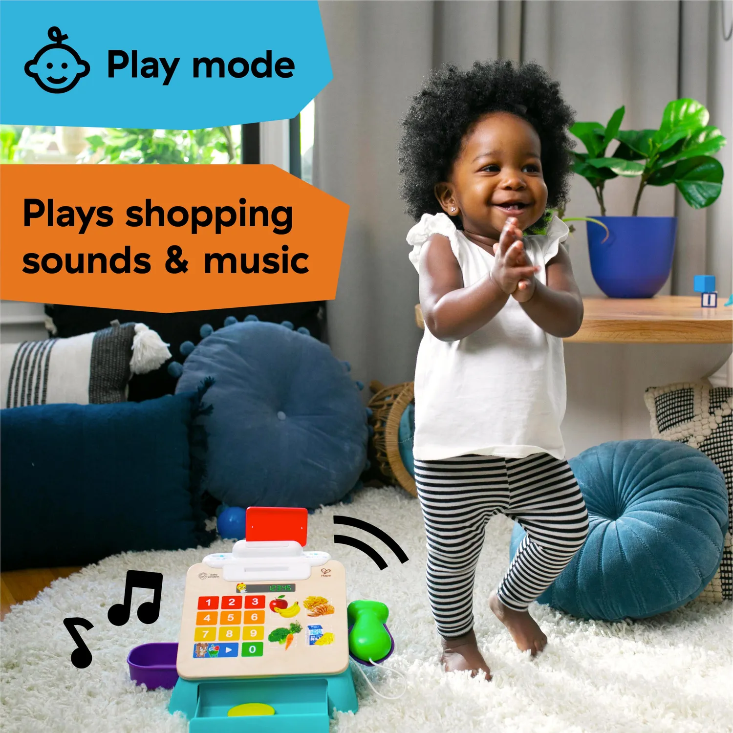 Baby Einstein Magic Touch Registrierkasse Spielzeug Holz