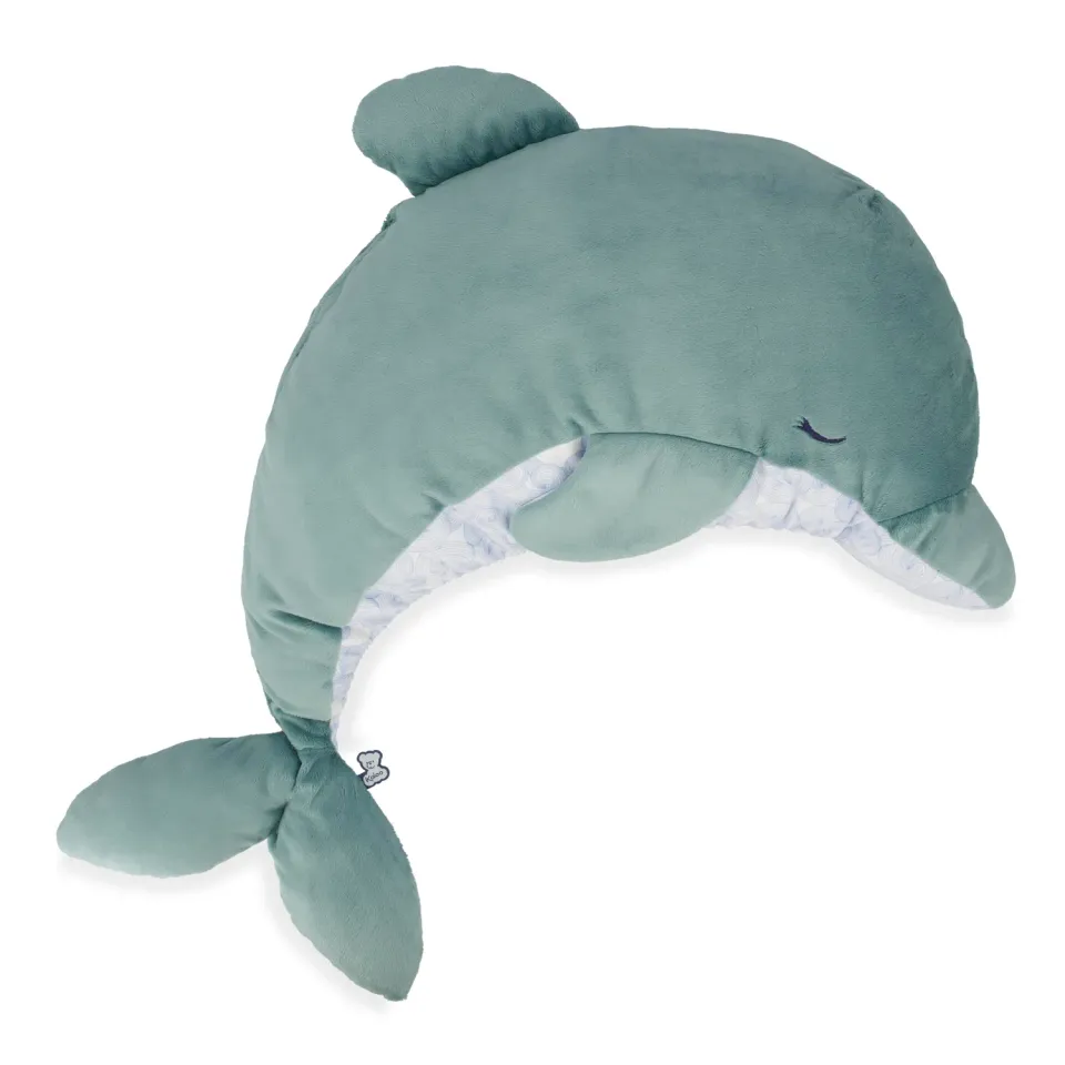 Kaloo Petit Calme Plüschdelfin Kuscheltier 60 cm grün