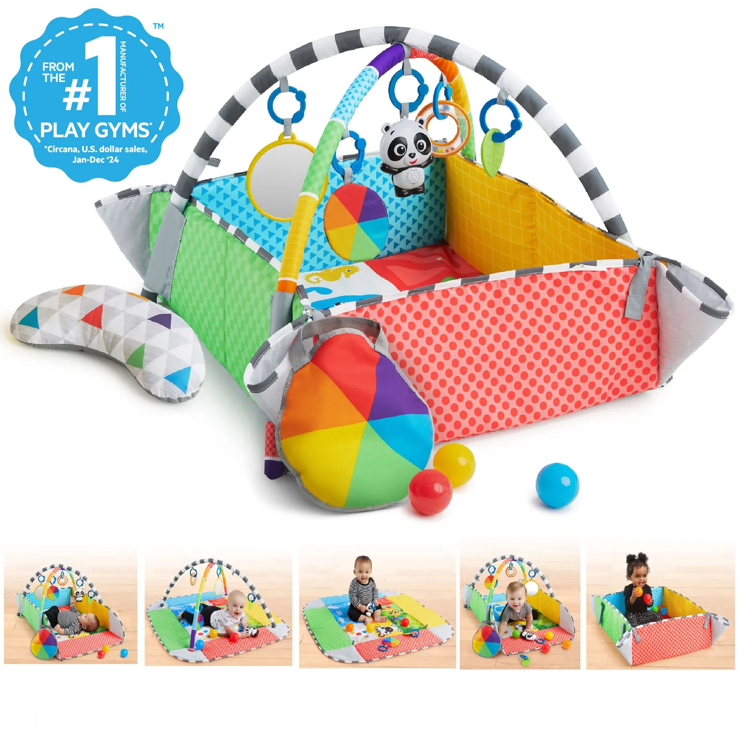 Baby Einstein Patchs 5-in-1 Color Playspace Spieldecke mit Bällebad