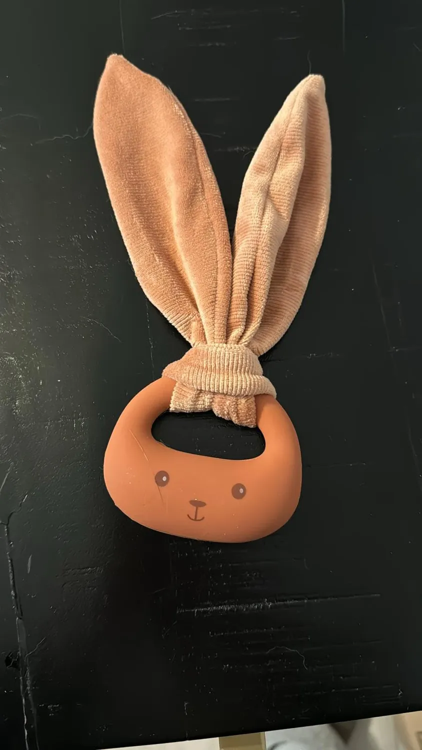 Kaloo Lapinoo Beissring Hase Silikon Ockerfarben