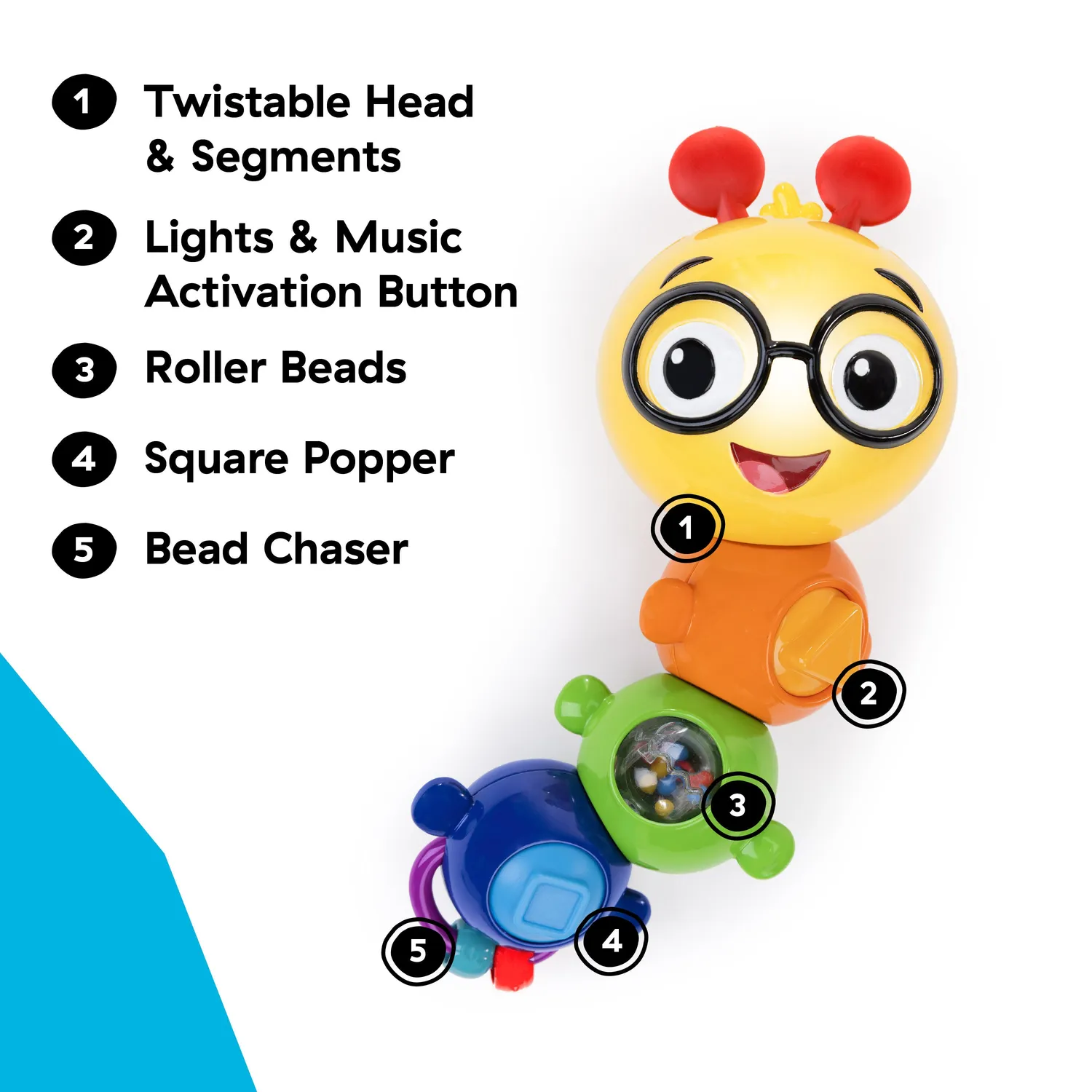 Baby Einstein Twist-a-Pal Cal Sensorikspielzeug