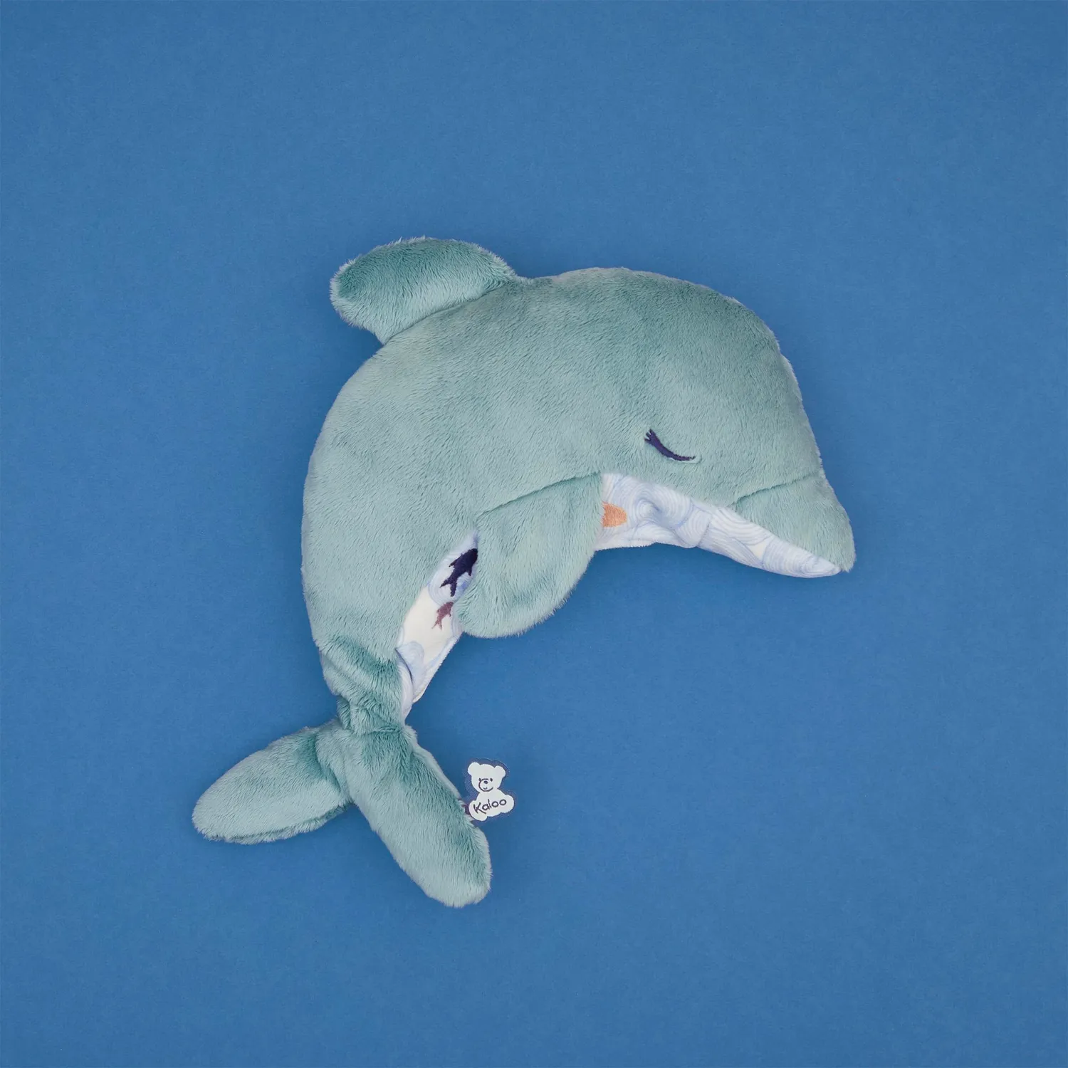 Kaloo Petit Calme Delfin Wärmflasche Kuscheltier warm kalt