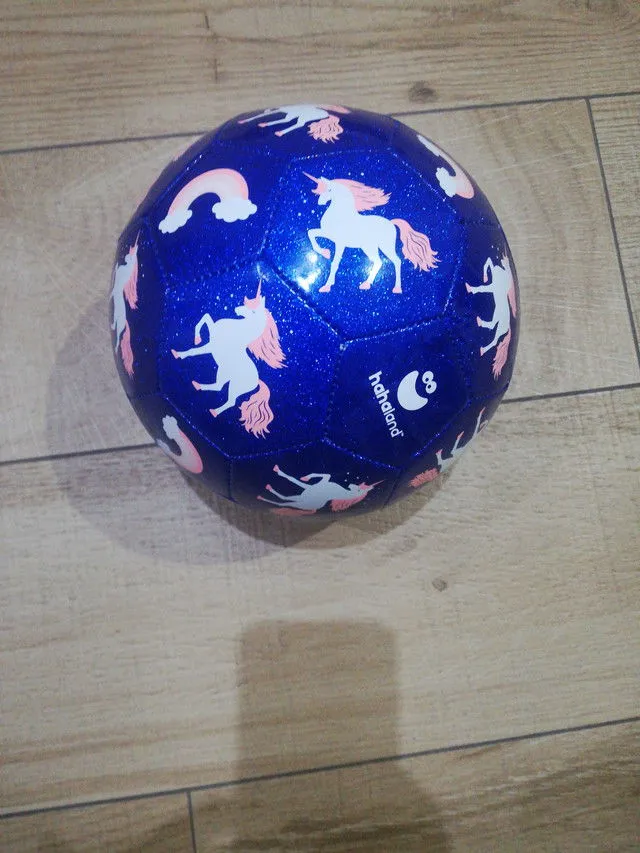 hahaland Fußball Größe 3 Glitzer mit Pumpe