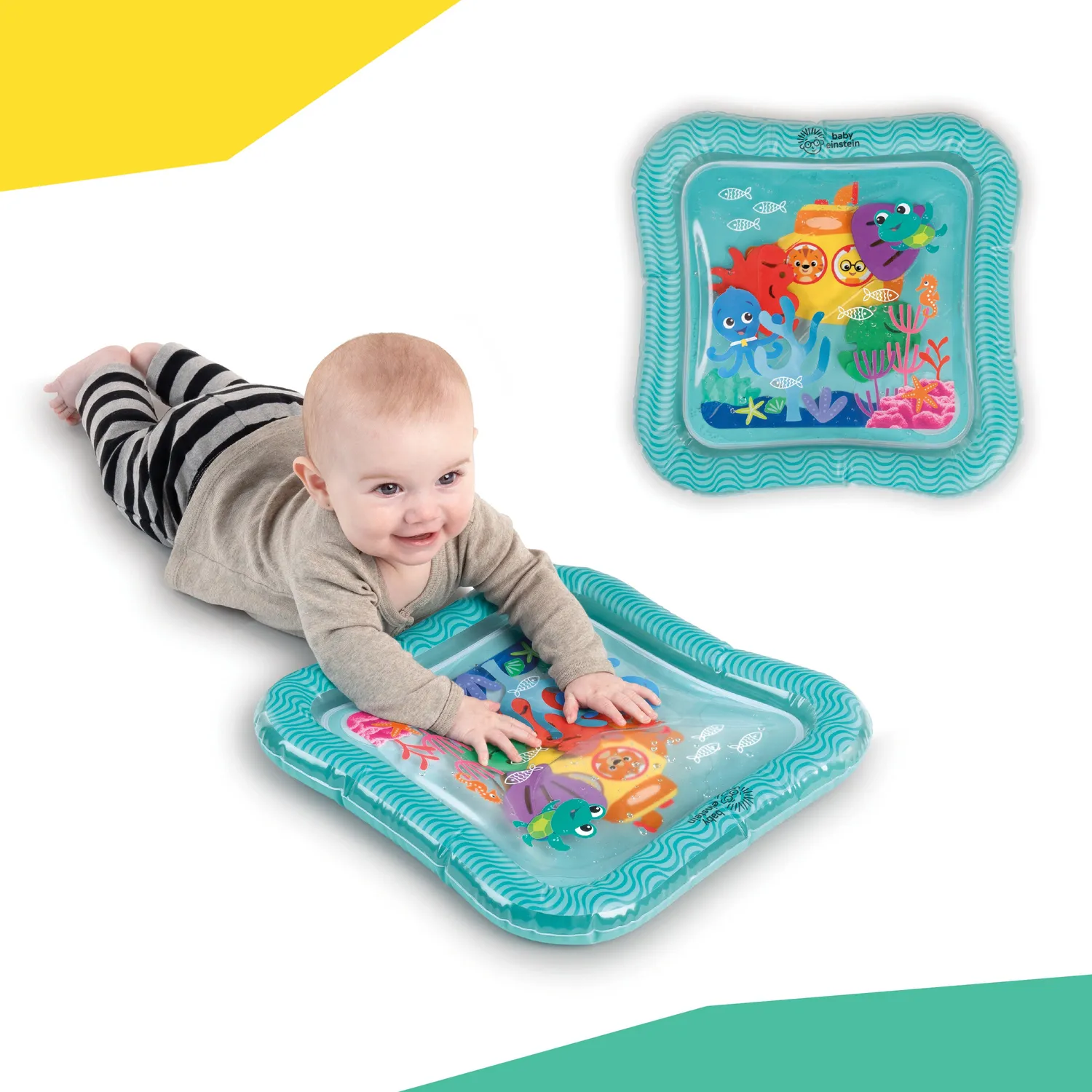 Baby Einstein Ocean Explorers Wassermatte 40x40 cm mit 3 Tieren