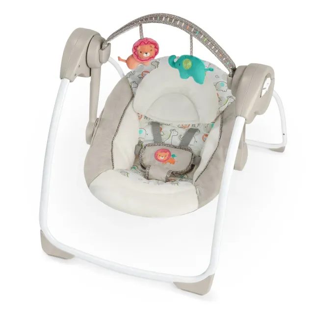 Ingenuity Soothe n Delight Babyschaukel Cozy Kingdom faltbar