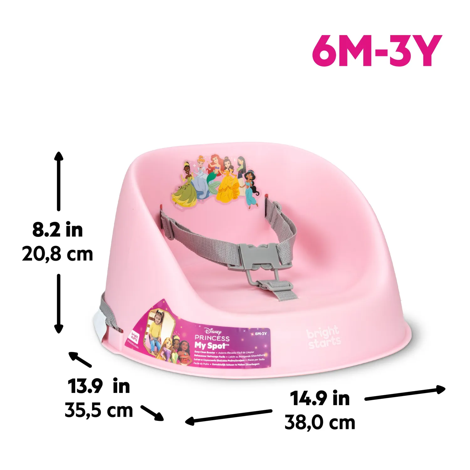 Bright Starts Disney Princess My Spot Sitzerhöhung rosa