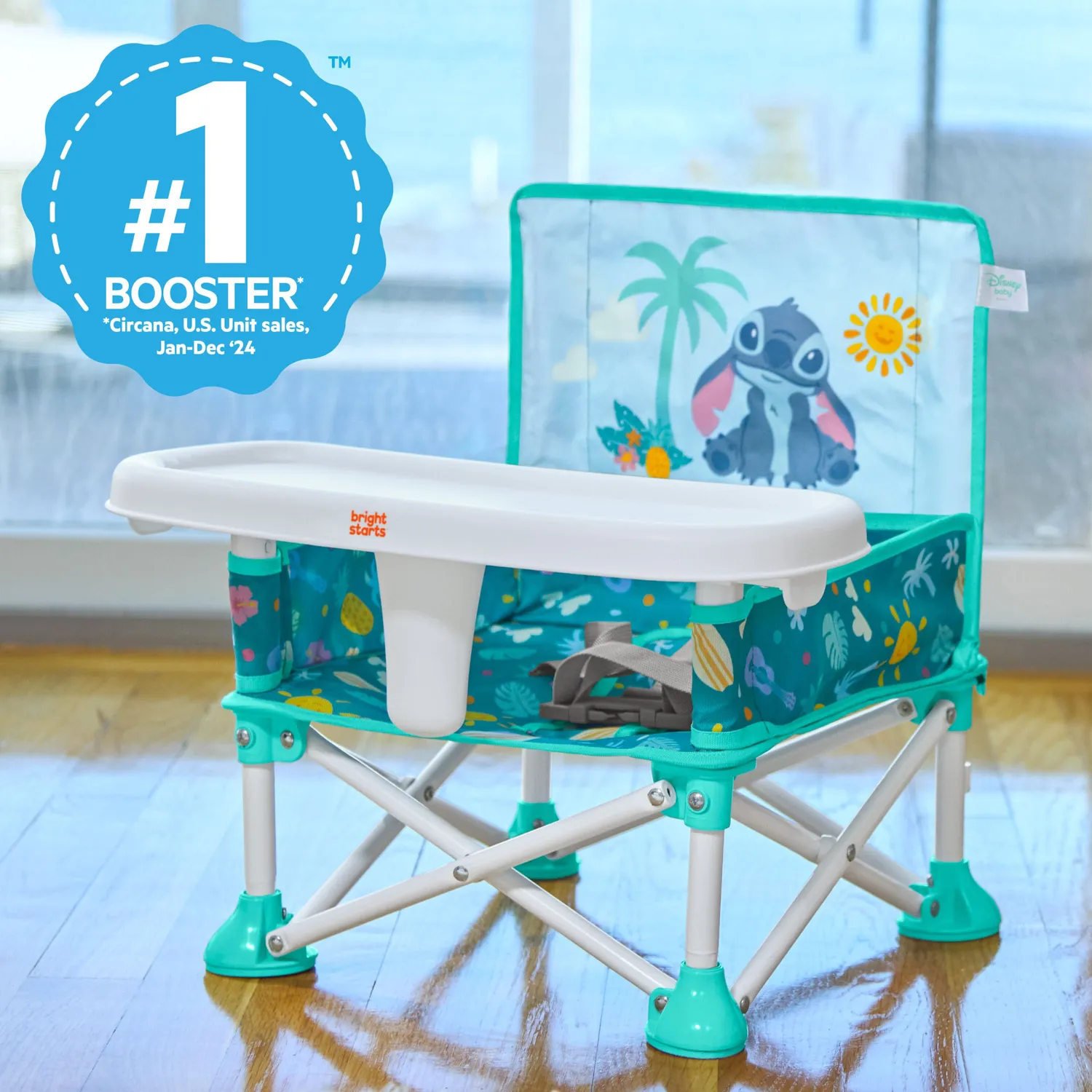 Bright Starts Disney Stitch Pop N Sit Boostersitz Blau