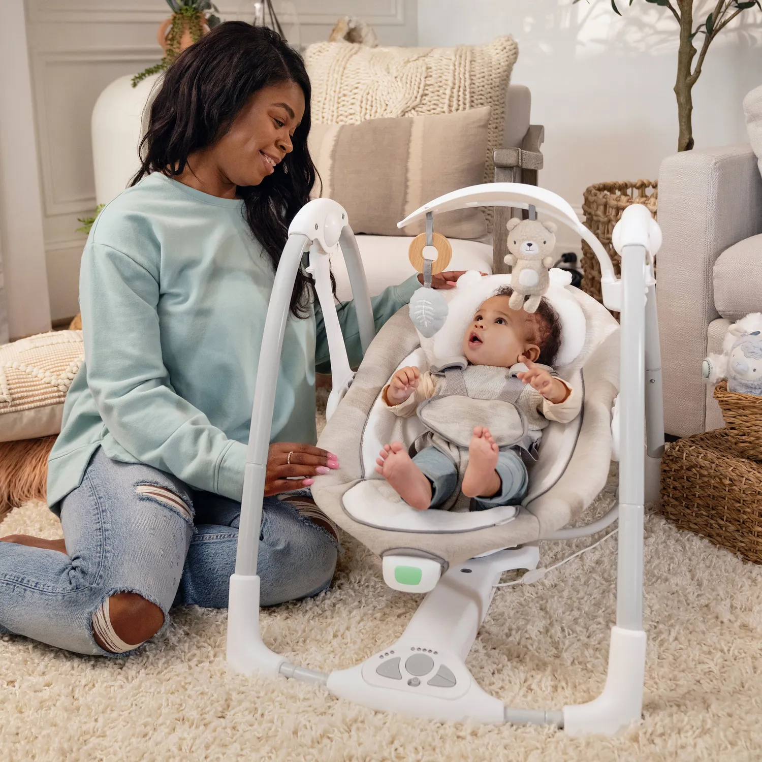 Ingenuity ConvertMe Swing-2-Seat Babyschaukel Wynn