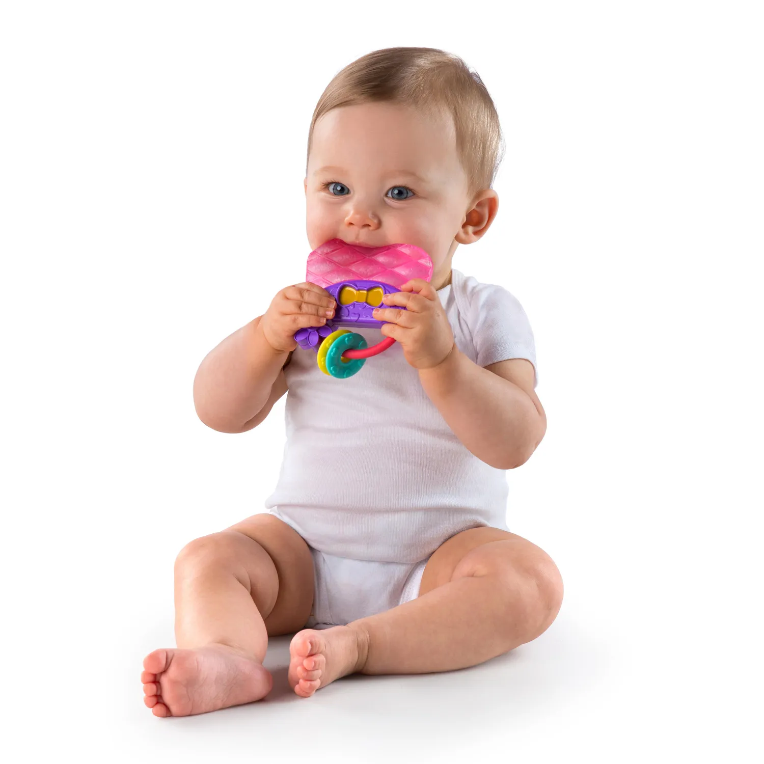 Bright Starts Carry & Teethe Kühlbeißring Handtasche
