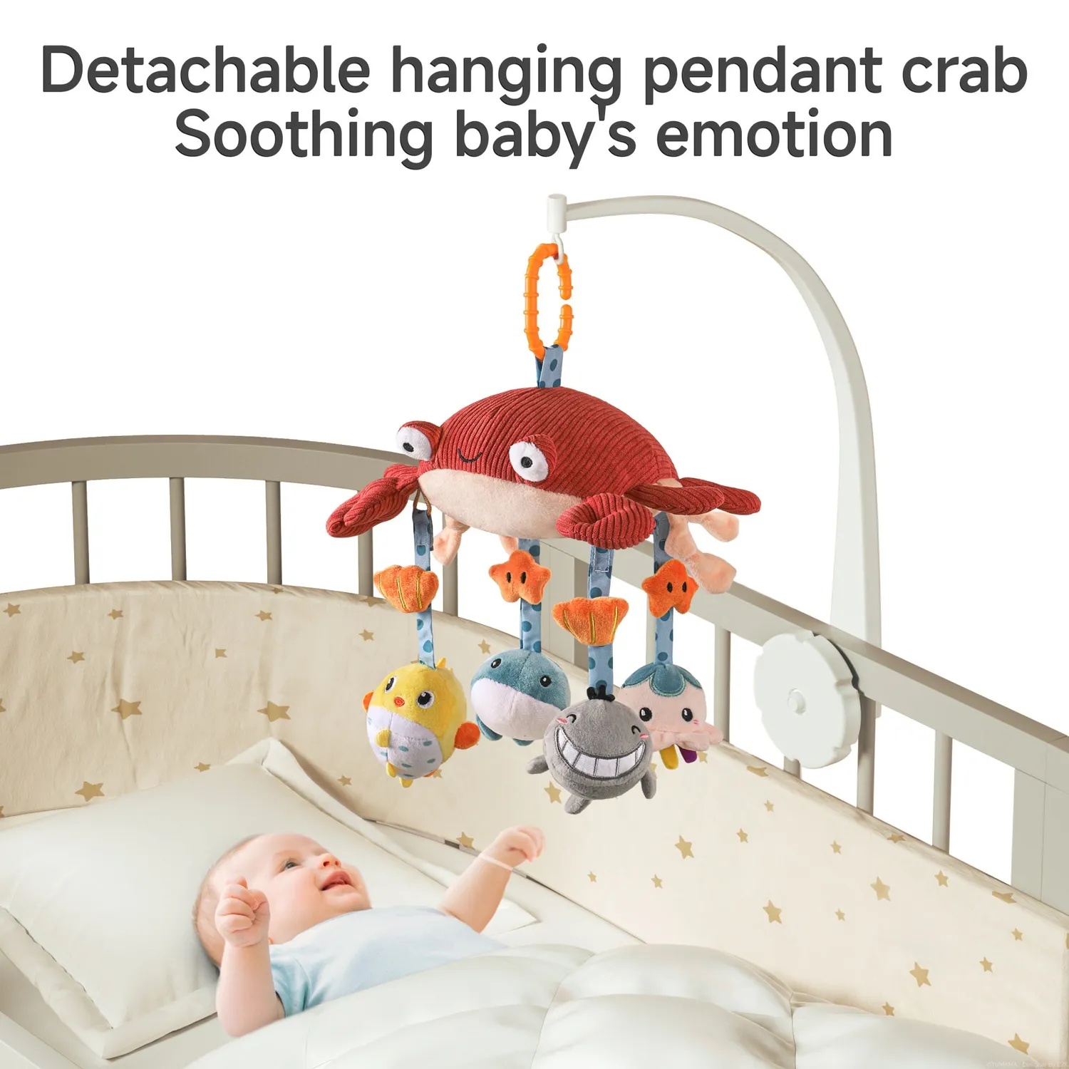 TUMAMA Ocean Anhängespielzeug mit Spiegel 5-teilig plüsch